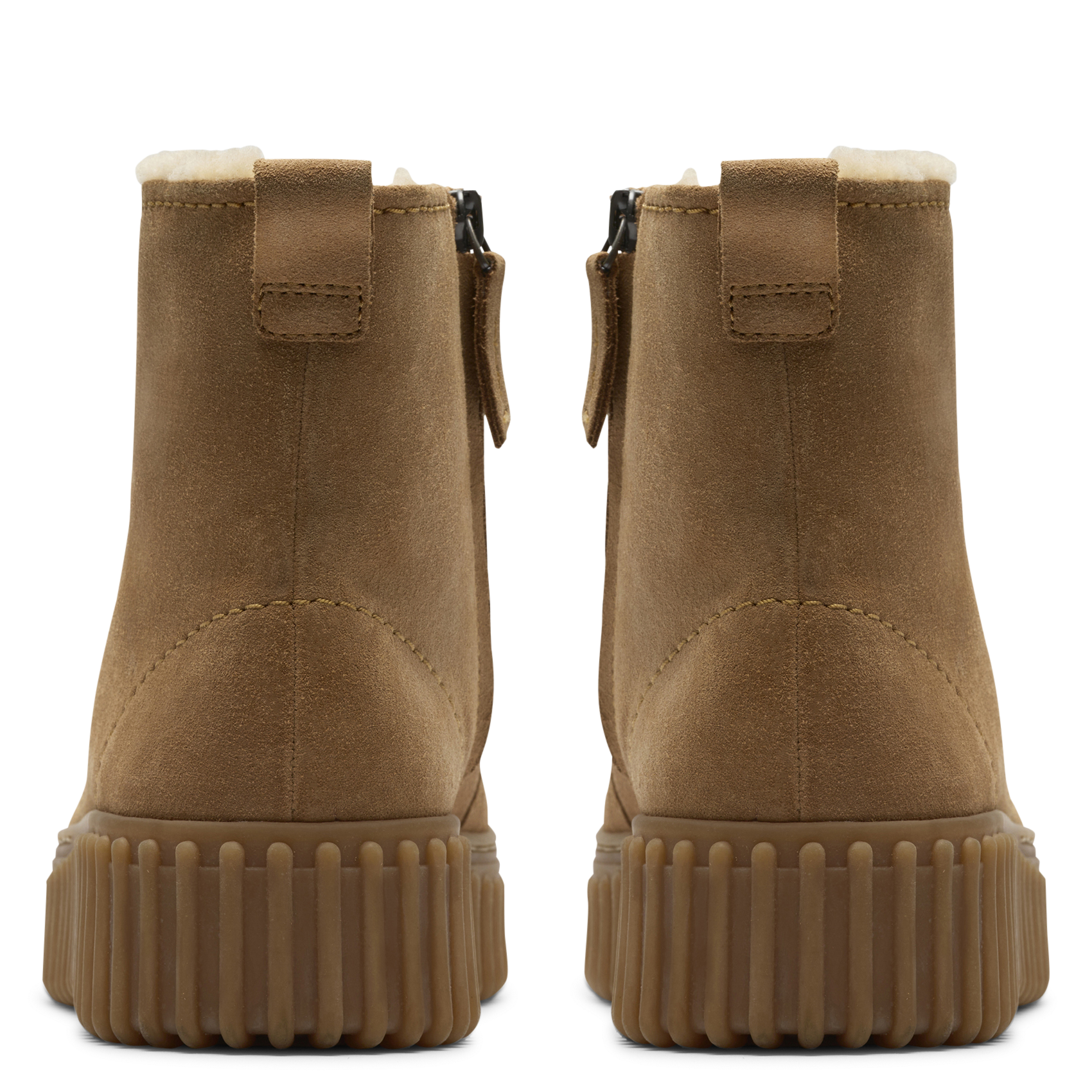 Suède enkellaarzen CLARKS Beige