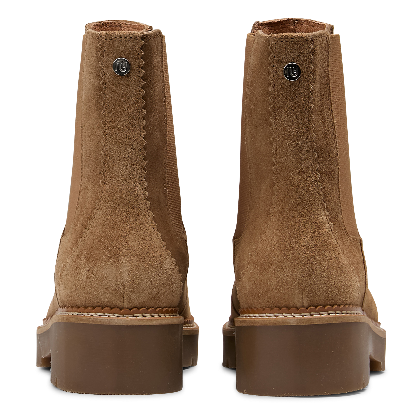 Bottines en cuir MELLOW YELLOW Beige