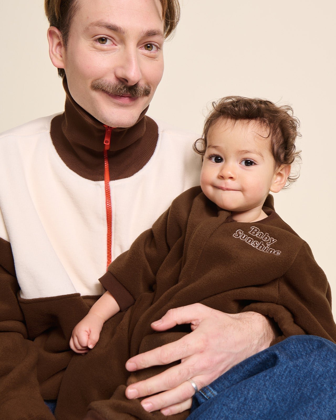 Le sweat sven en polaire recyclée EMOI EMOI Marron