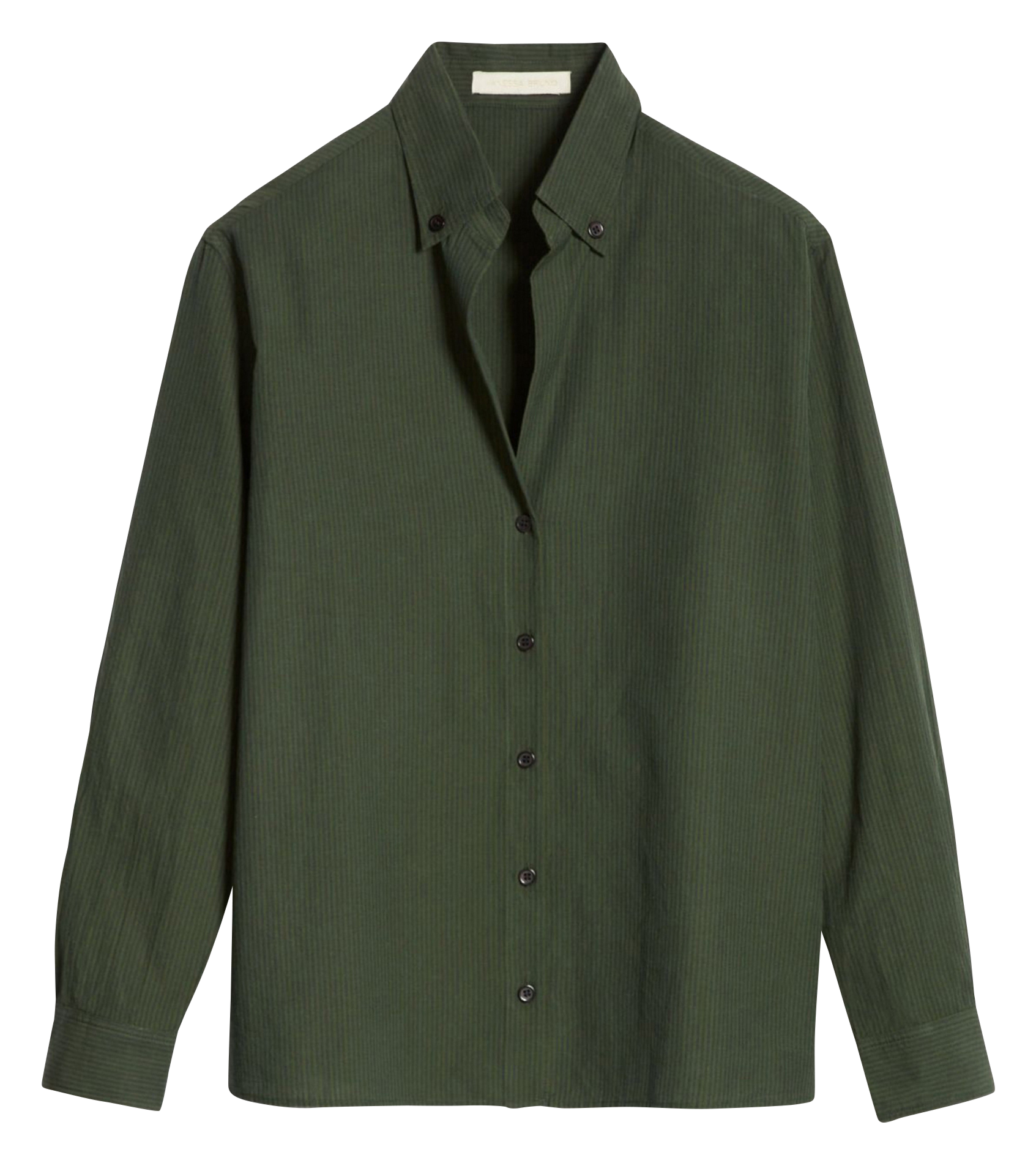 Cotton shirt with classic collar VANESSA BRUNO Green