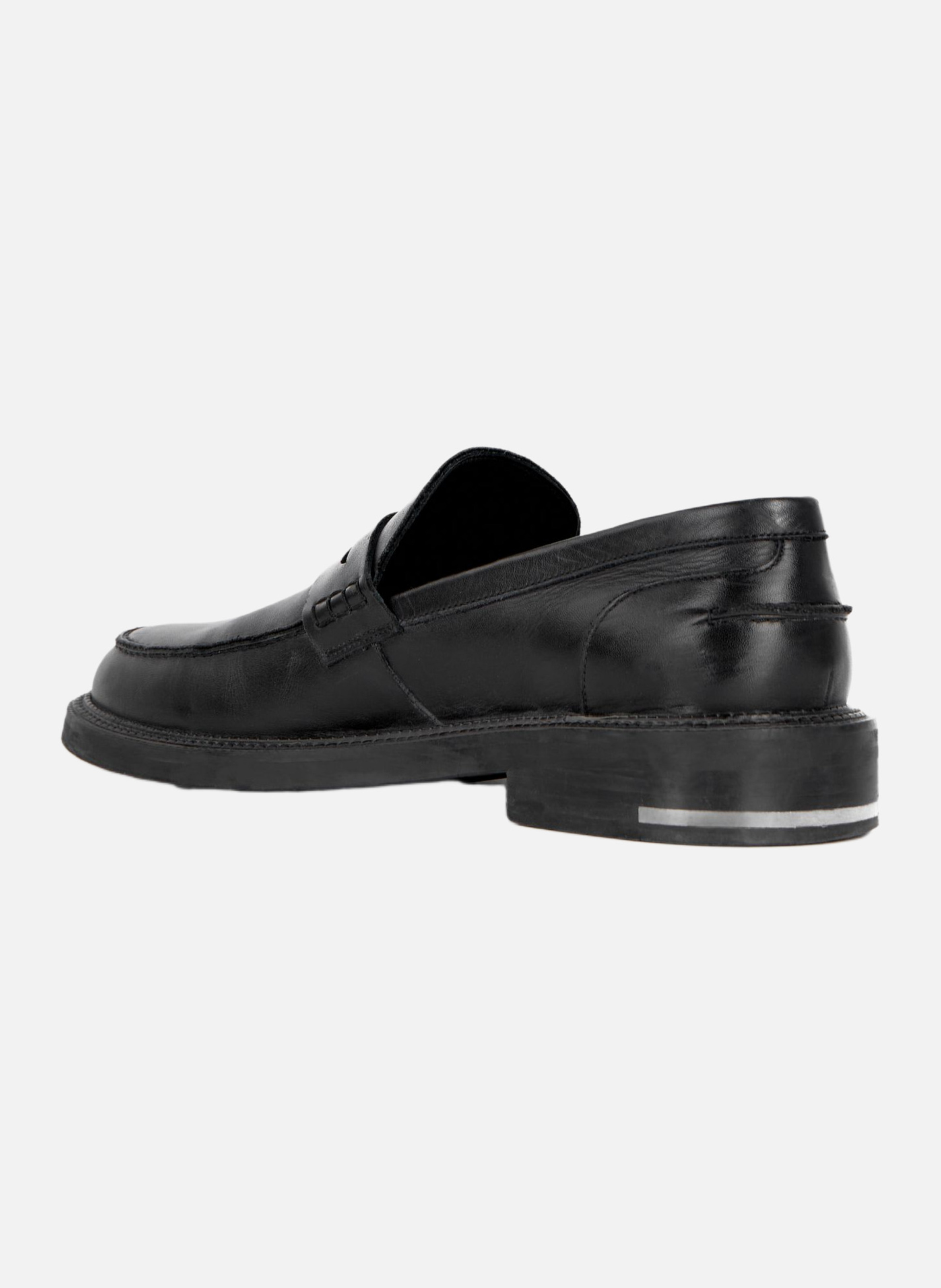 Leather penny loafers THE KOOPLES Black