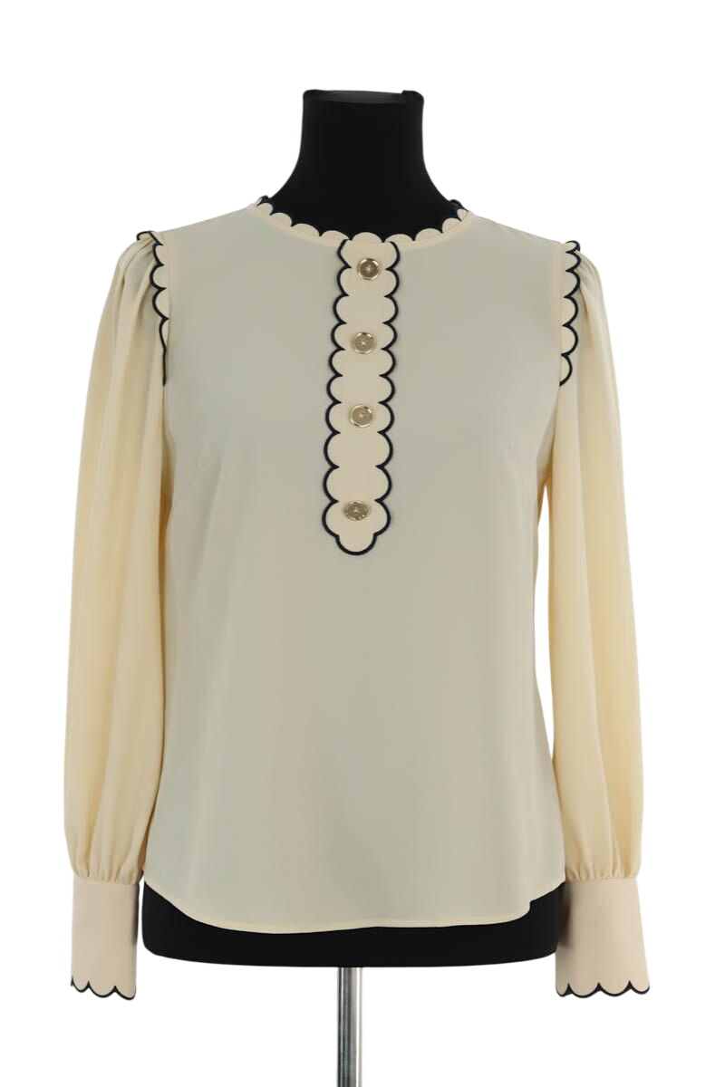 Blouse LK BENNETT - Seconde Main Beige