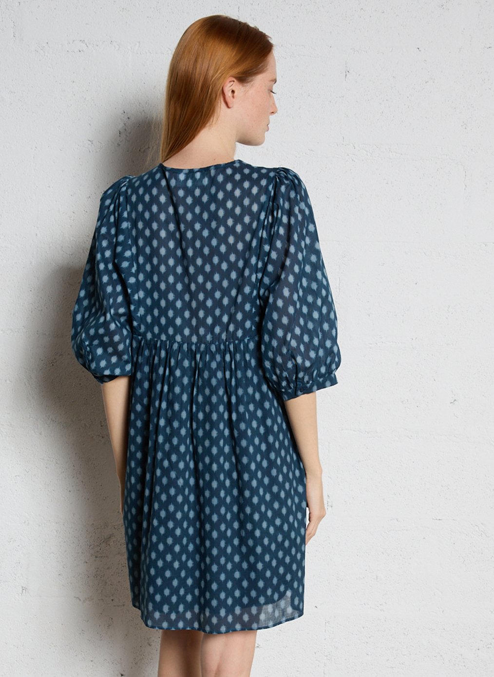 Short cotton dress SUD EXPRESS Blue