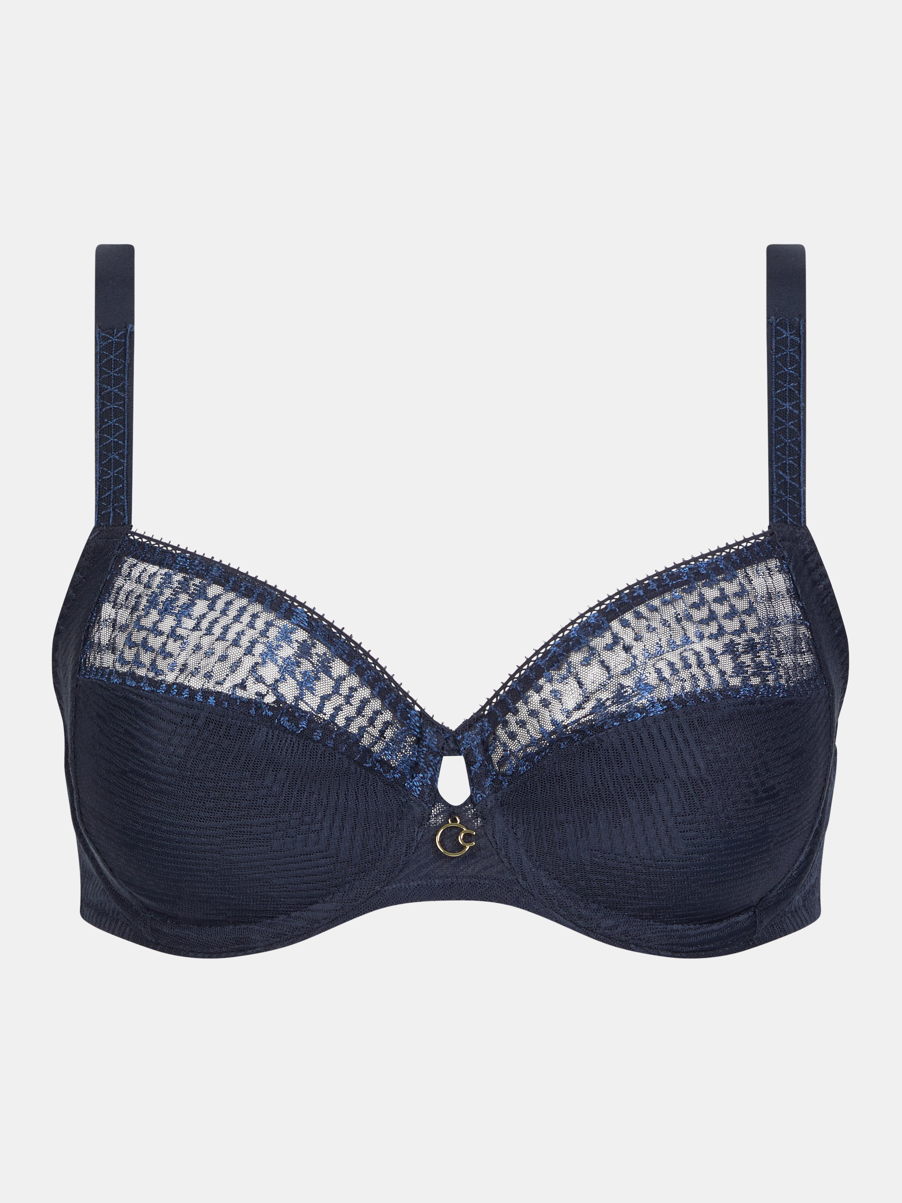 Full-cup bra CHANTELLE Blue