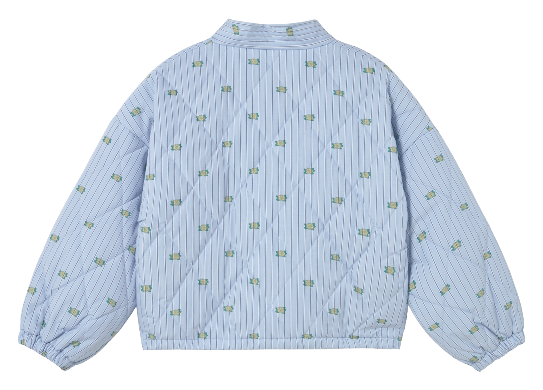 Veste oversize matelassée en coton THE TINY BIG SISTER Bleu