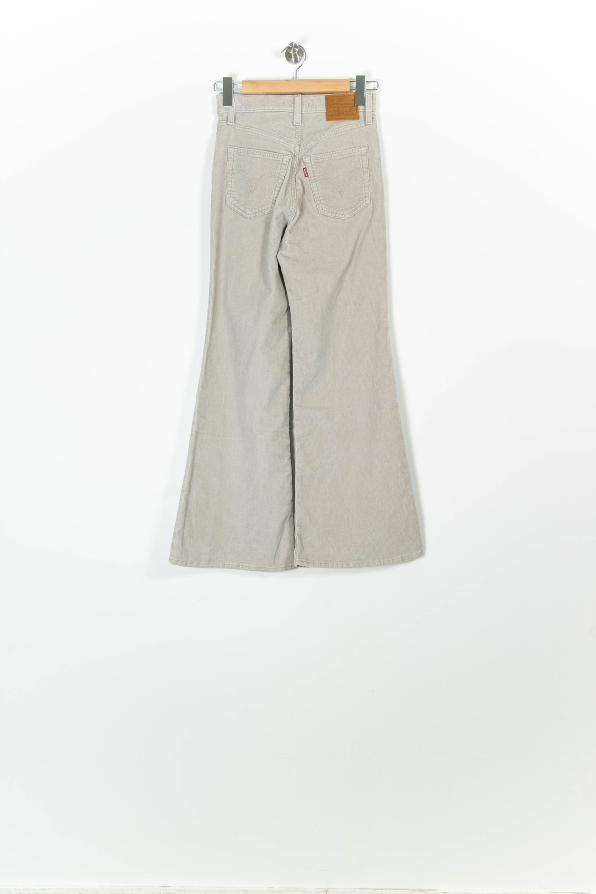 Cropped slim jeans with studs LEVI'S - Seconde main White