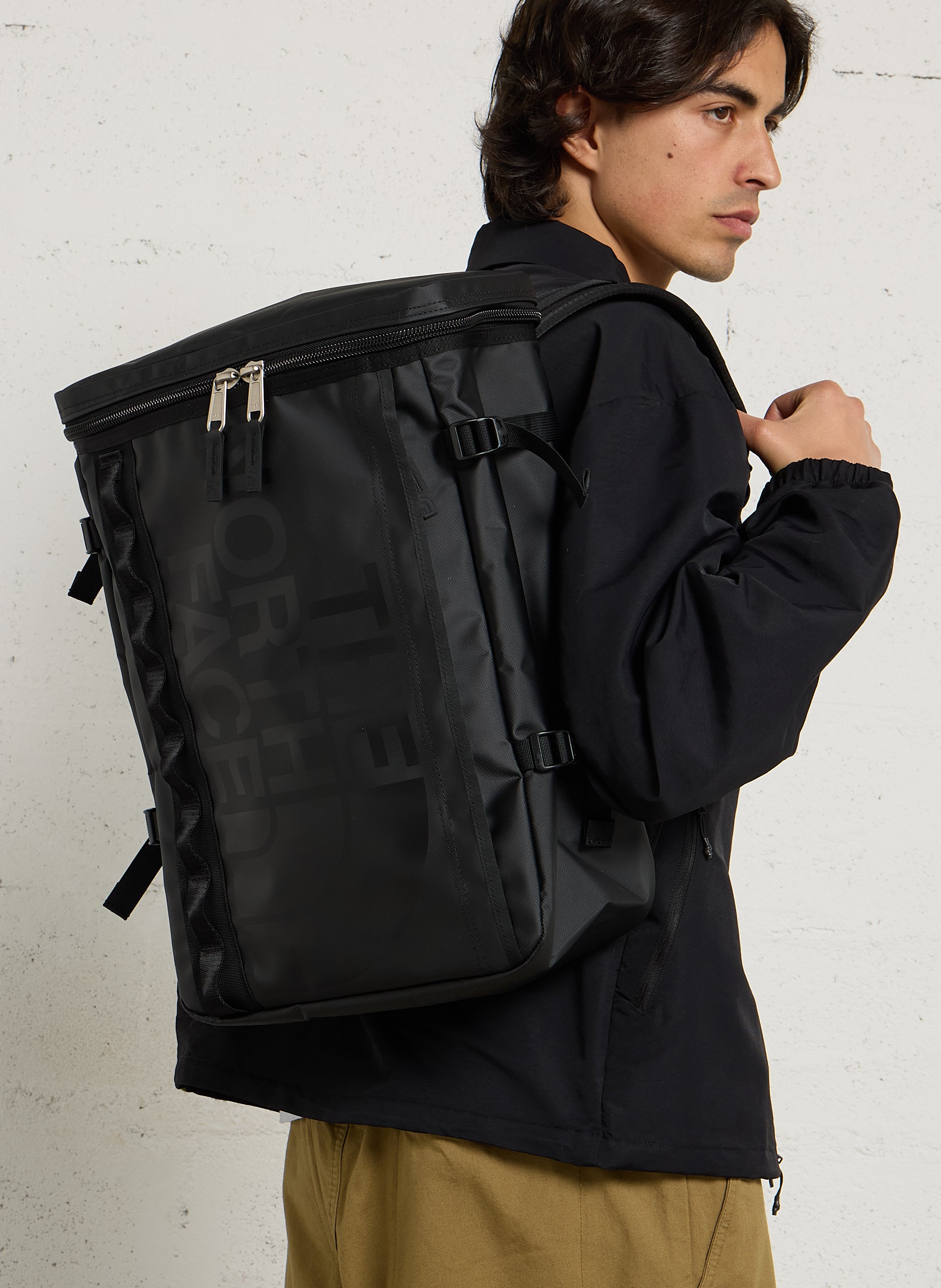 Sac à dos zippé uni à logo  THE NORTH FACE Noir