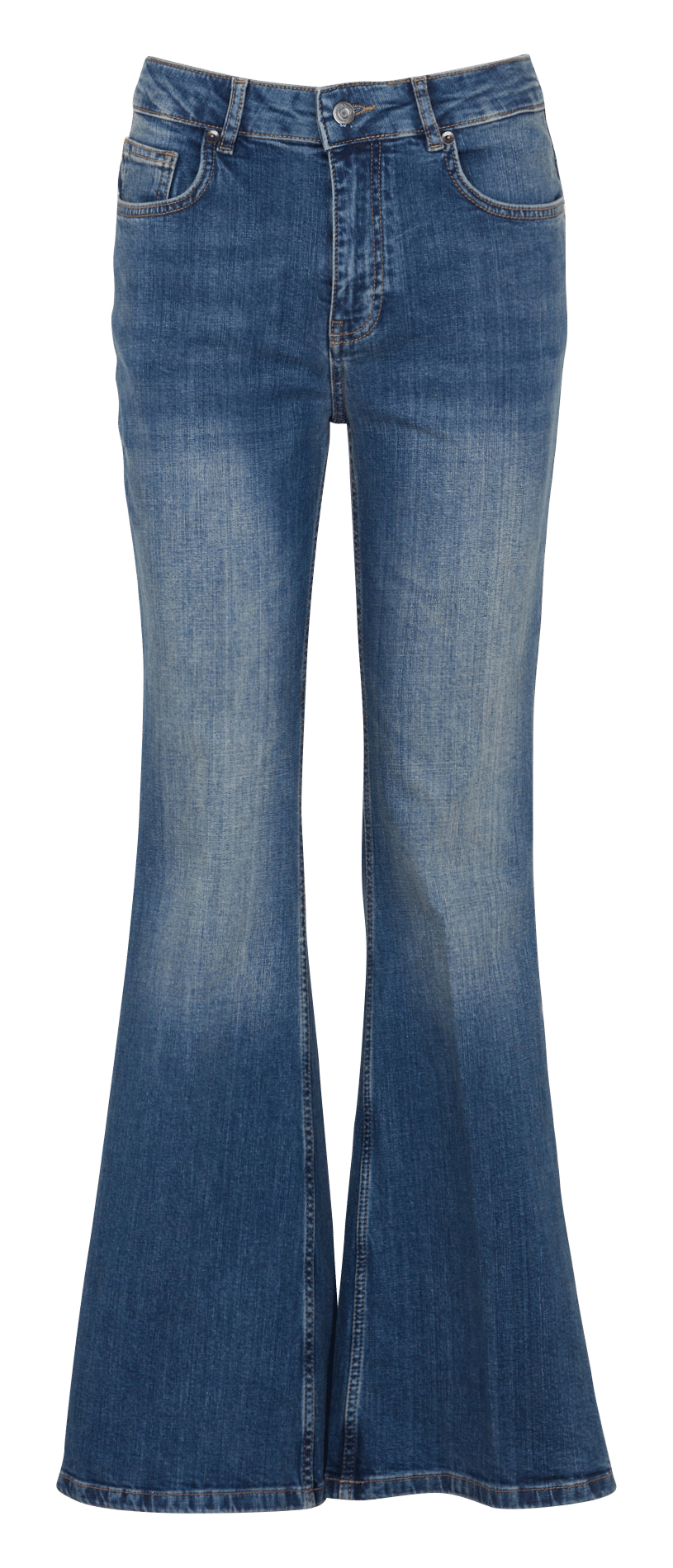 Bootcut jeans met hoge taille VANESSA BRUNO Blauw