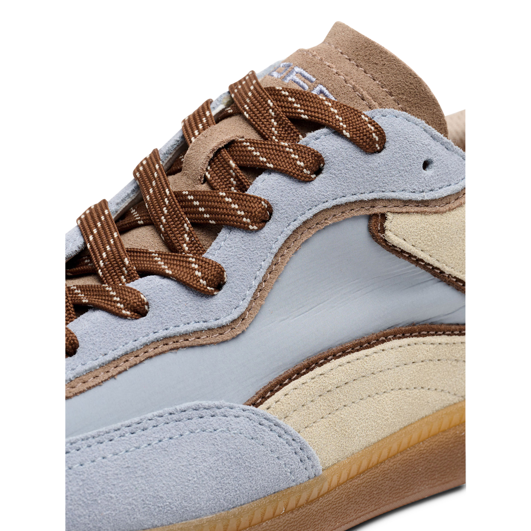 Niedrige Sneaker aus Leder-Mix HOFF Blau