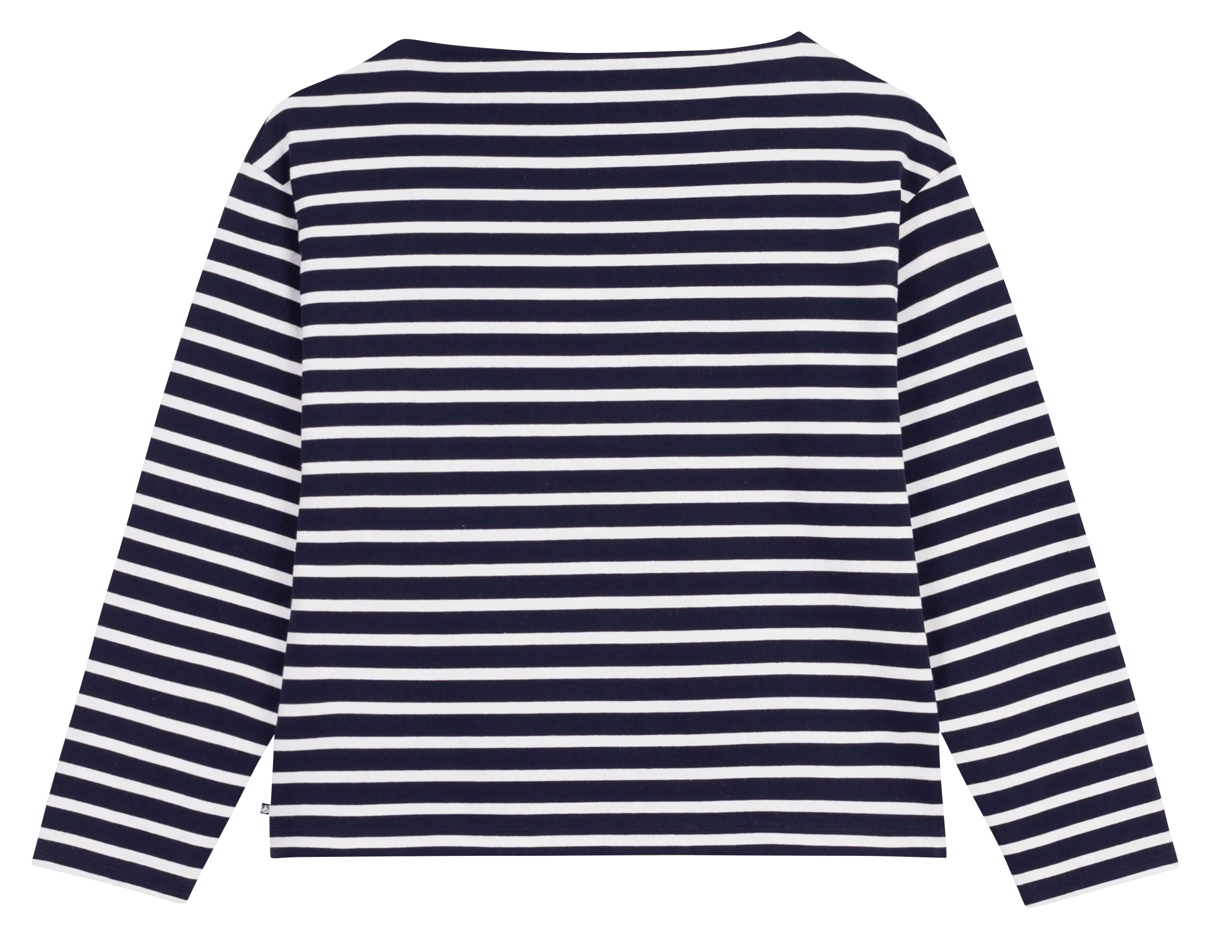 Tee-shirt droit à rayures PETIT BATEAU Gris