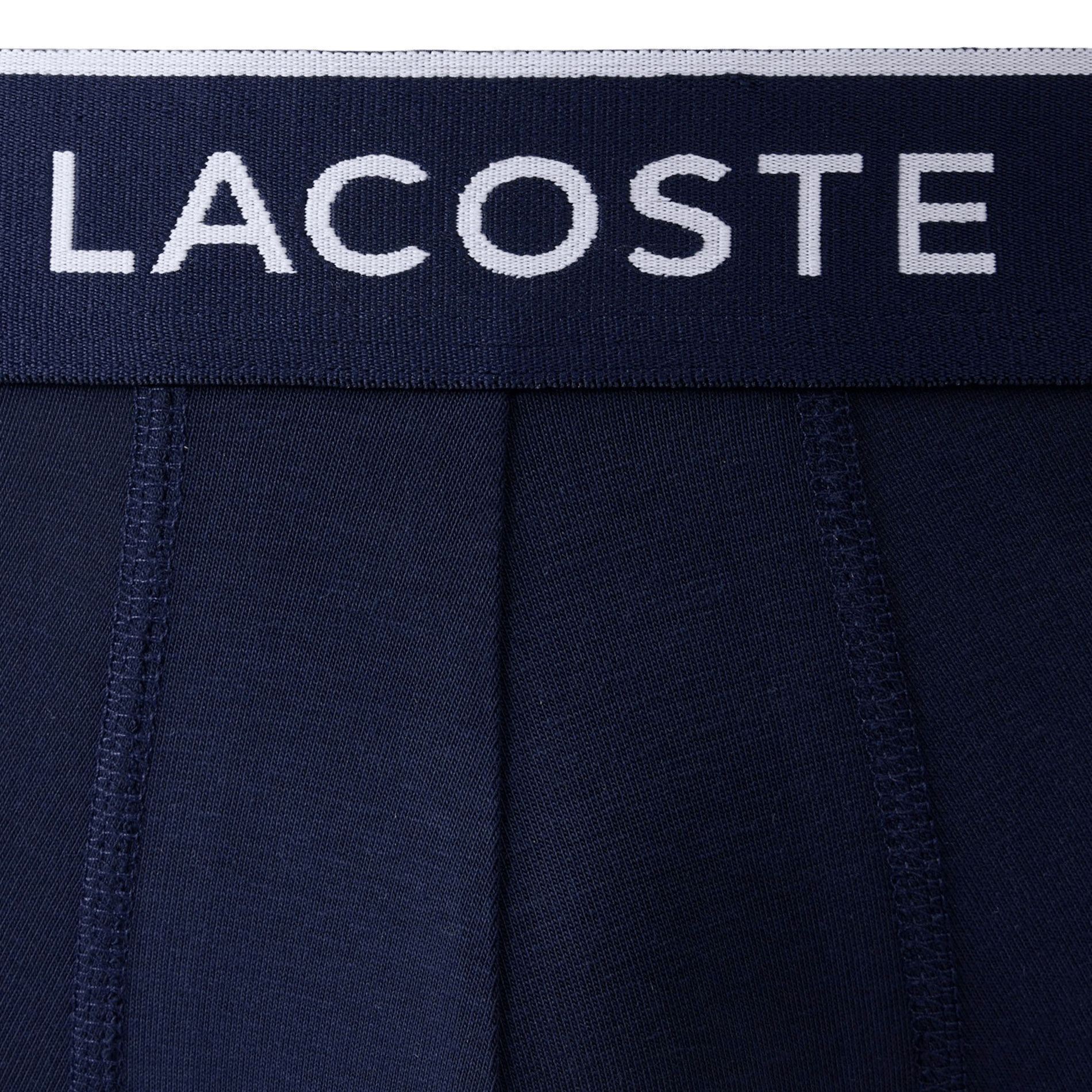 Pack of 3 cotton-blend trunks LACOSTE Blue