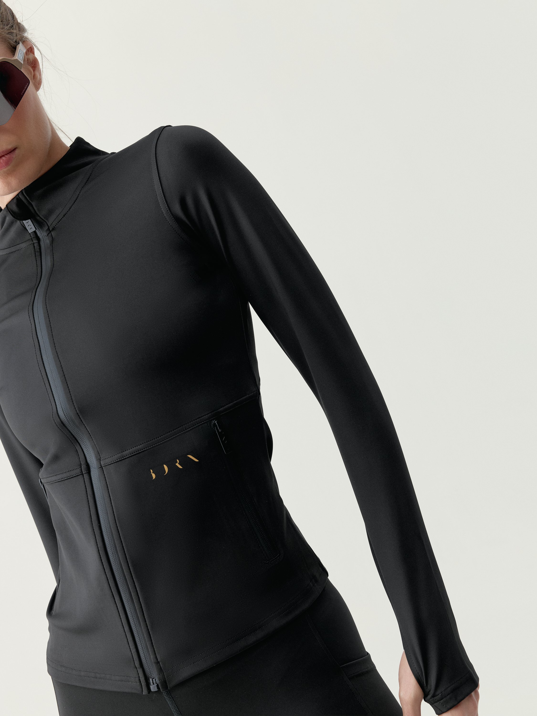 Women's sport jacket Isla with quick-dry pockets BORN Black
