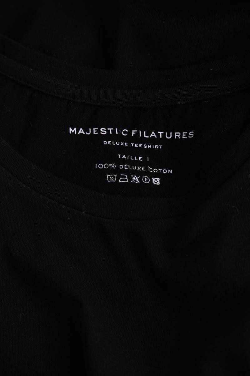 T-shirt MAJESTIC FILATURES - SECONDE MAIN Black