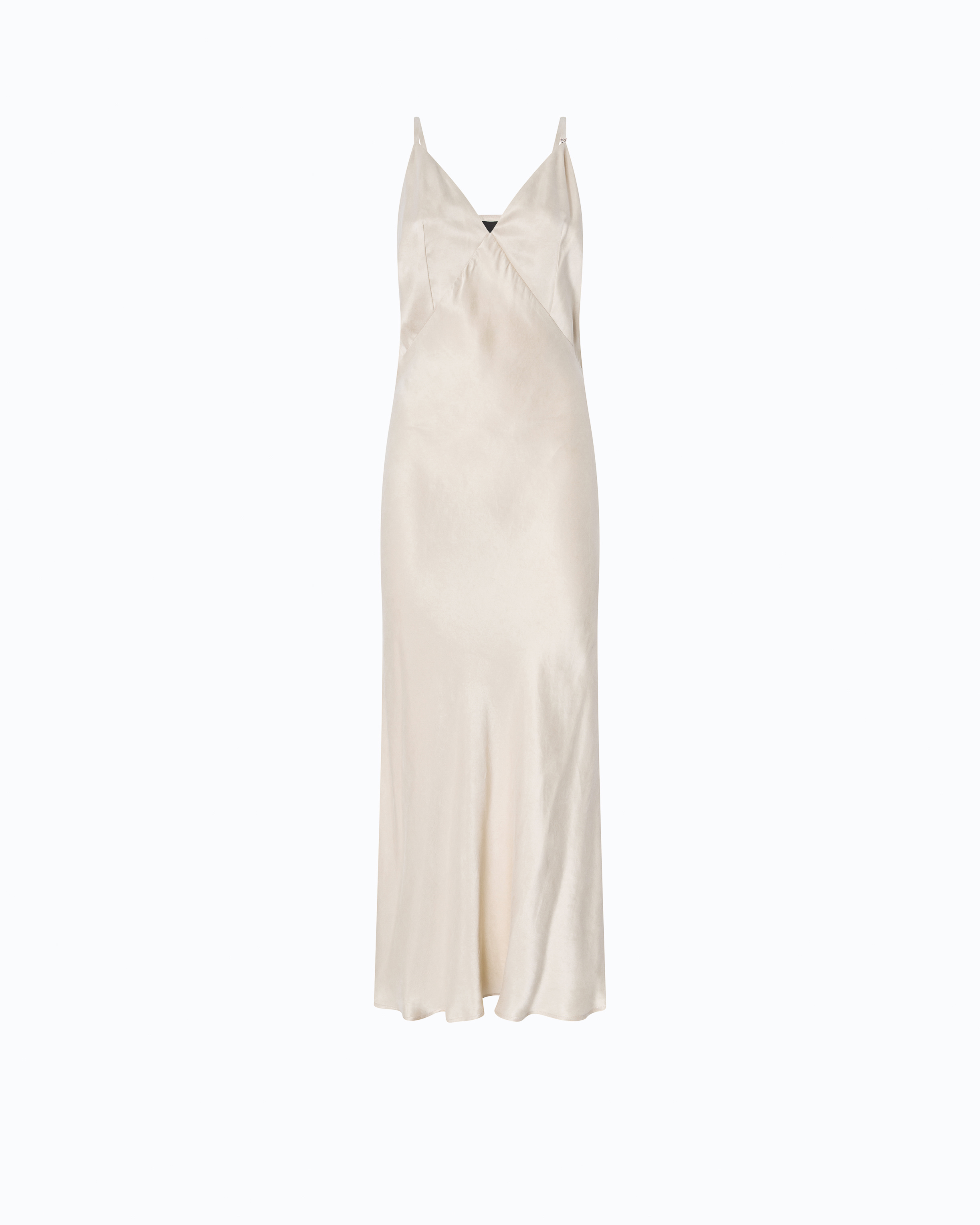 Robe longue nuisette avec logo love birds amovible PINKO Beige