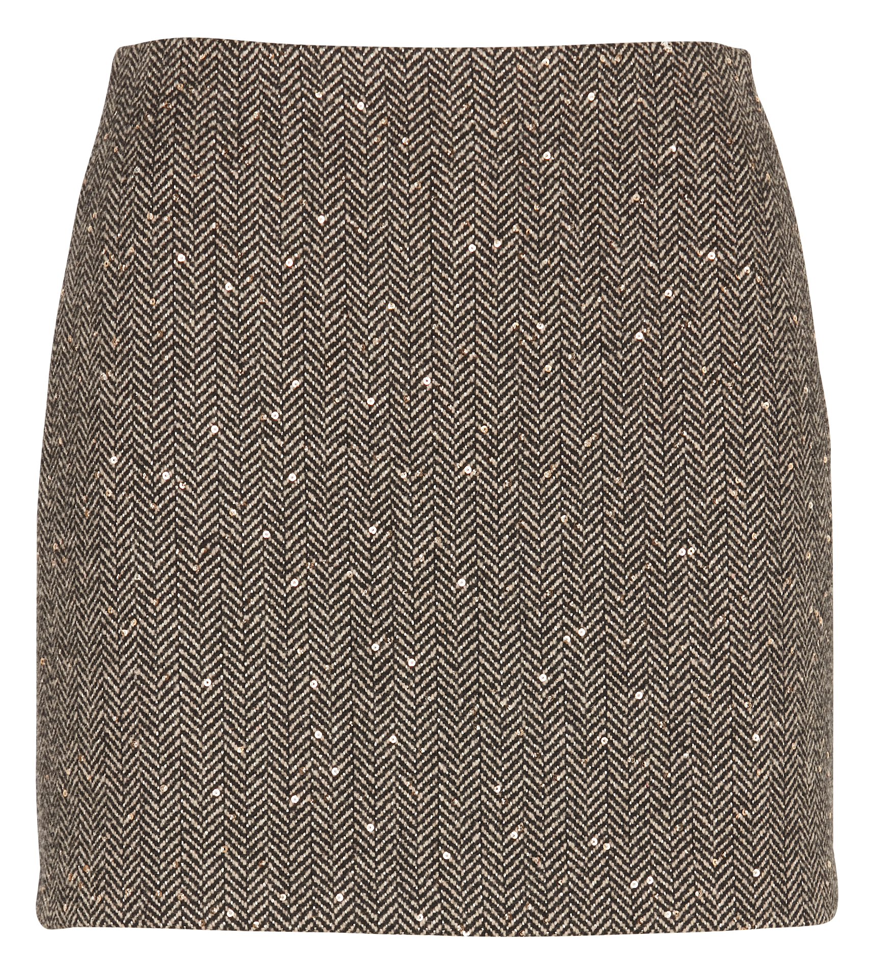 Short printed skirt TWINSET Brown