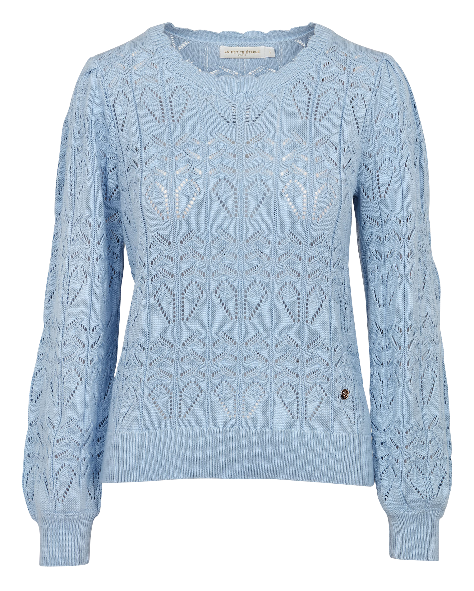 Pull col bateau en coton mélangé LA PETITE ETOILE Bleu