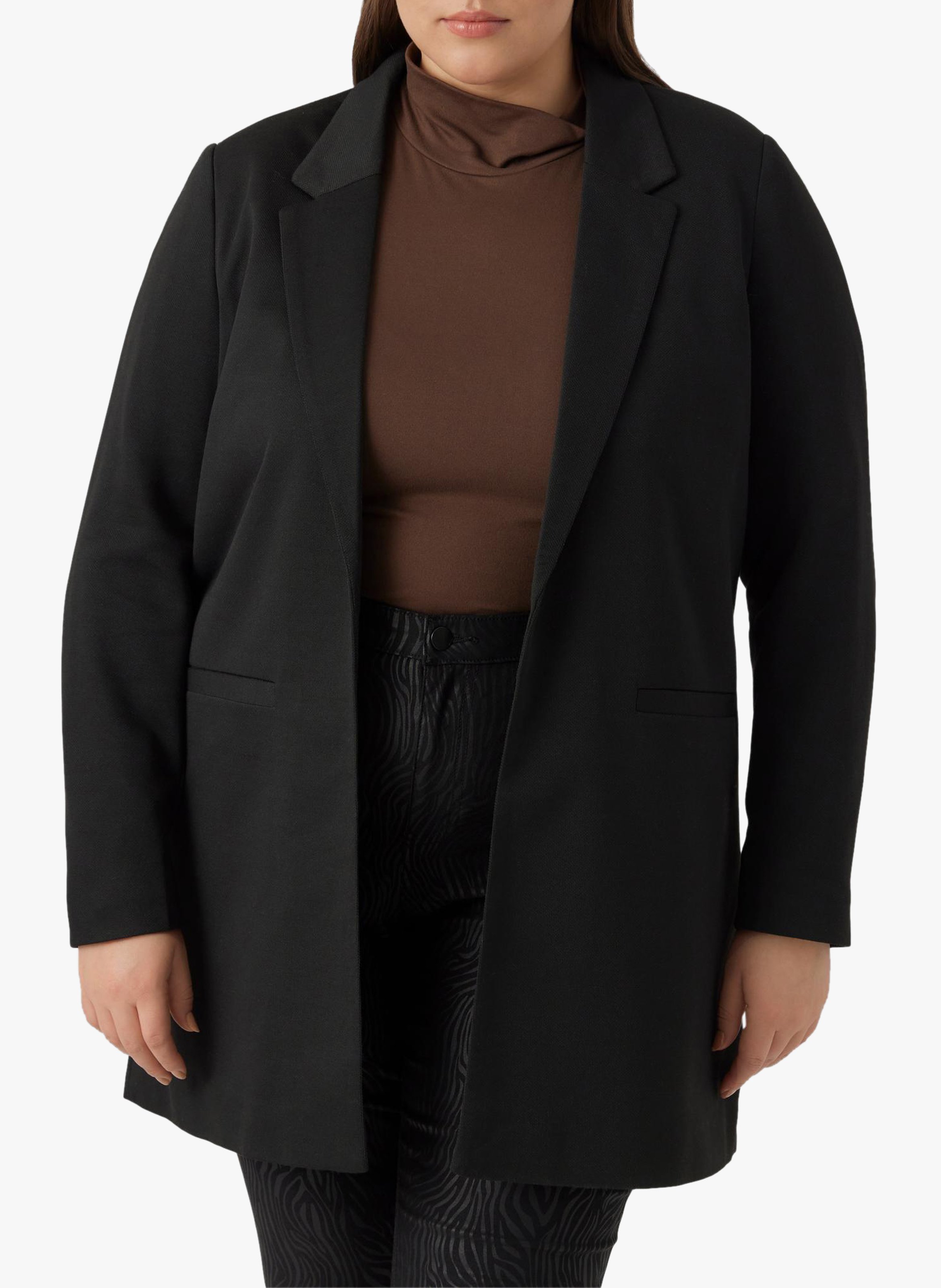 Blazer col tailleur  VERO MODA CURVE Noir