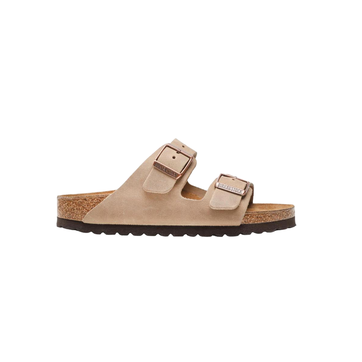 Faux leather sandals BIRKENSTOCK Brown