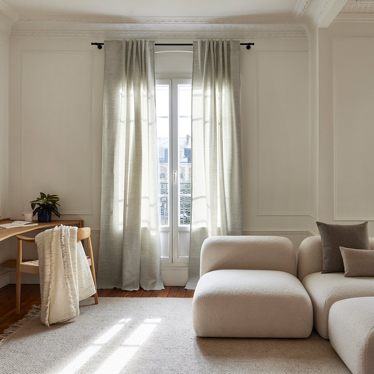 Curtain with loops MADURA