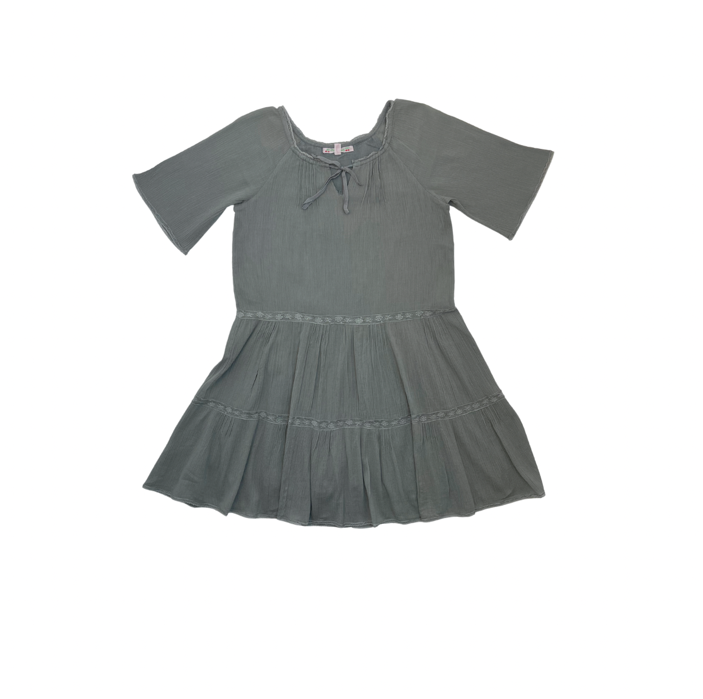 Grey Child's Dress - 6 years BONPOINT - Seconde Main Grey