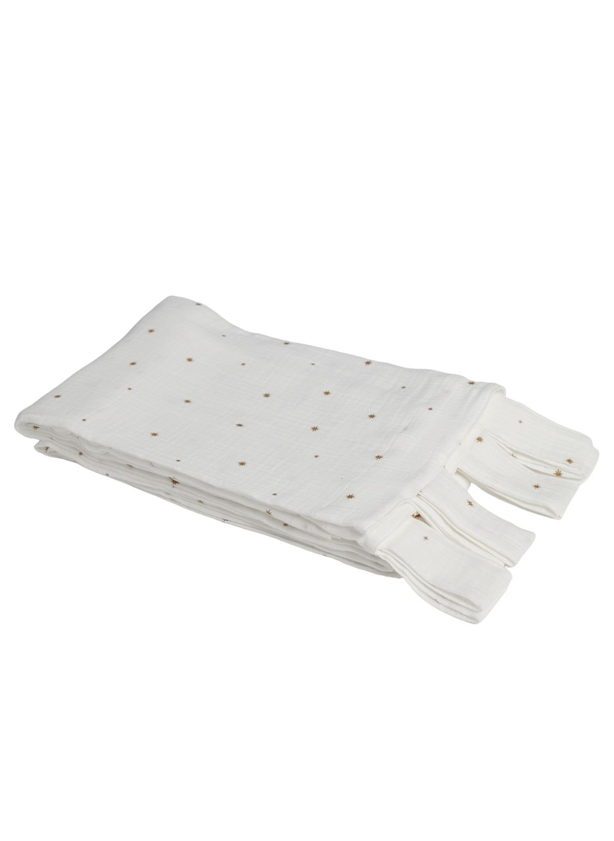 Printed cotton curtain TODAY LINGE DE MAISON White