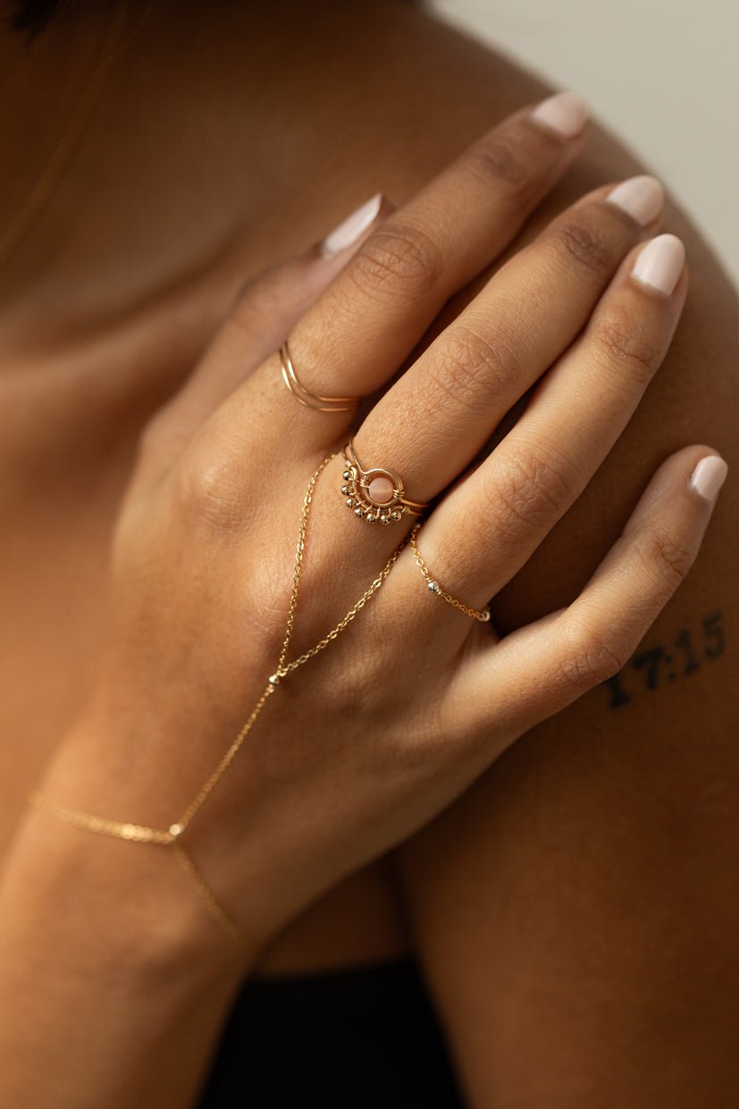 Bague frida perles YAY Golden