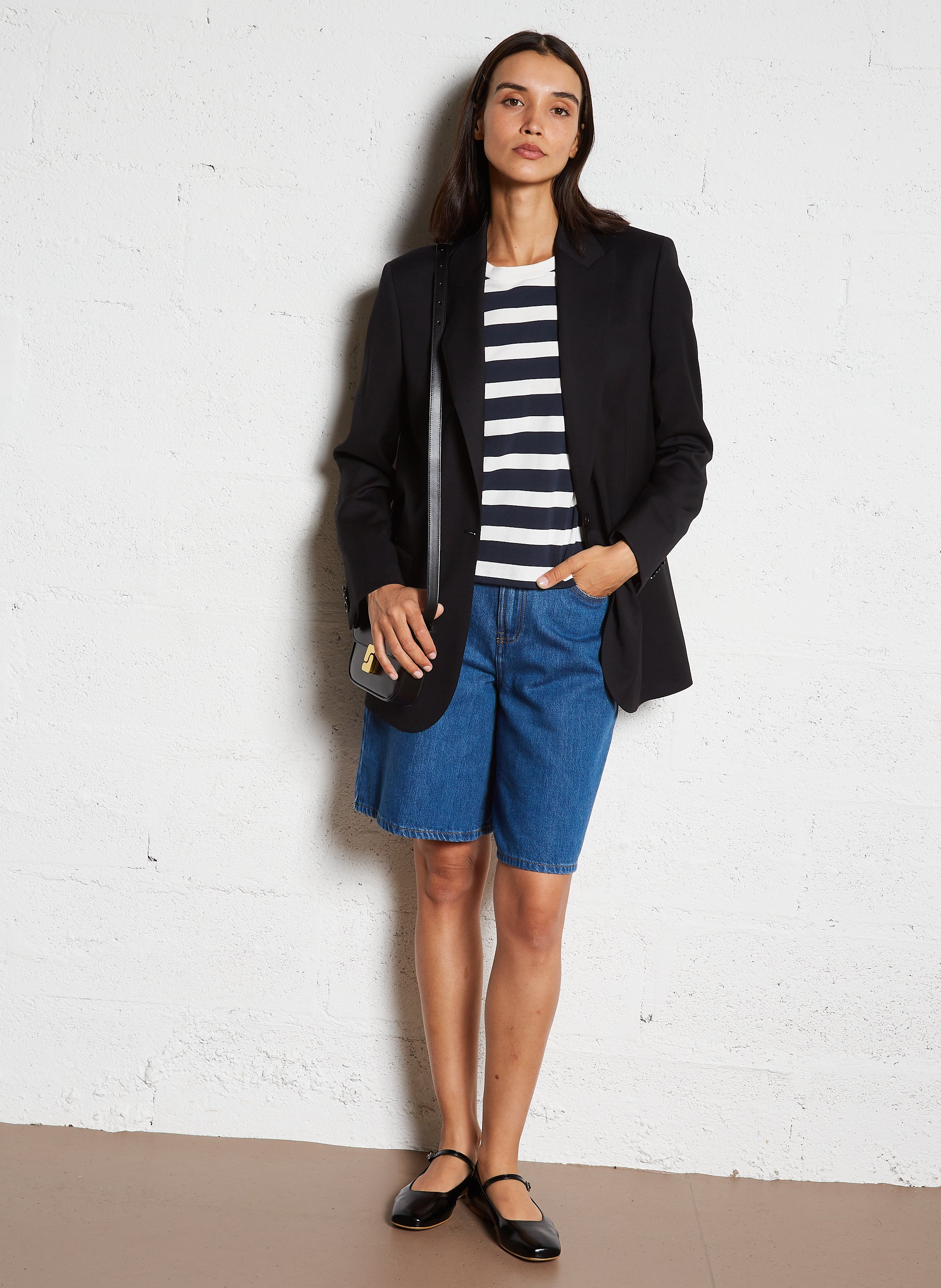 Wollen blazer BA&SH Zwart