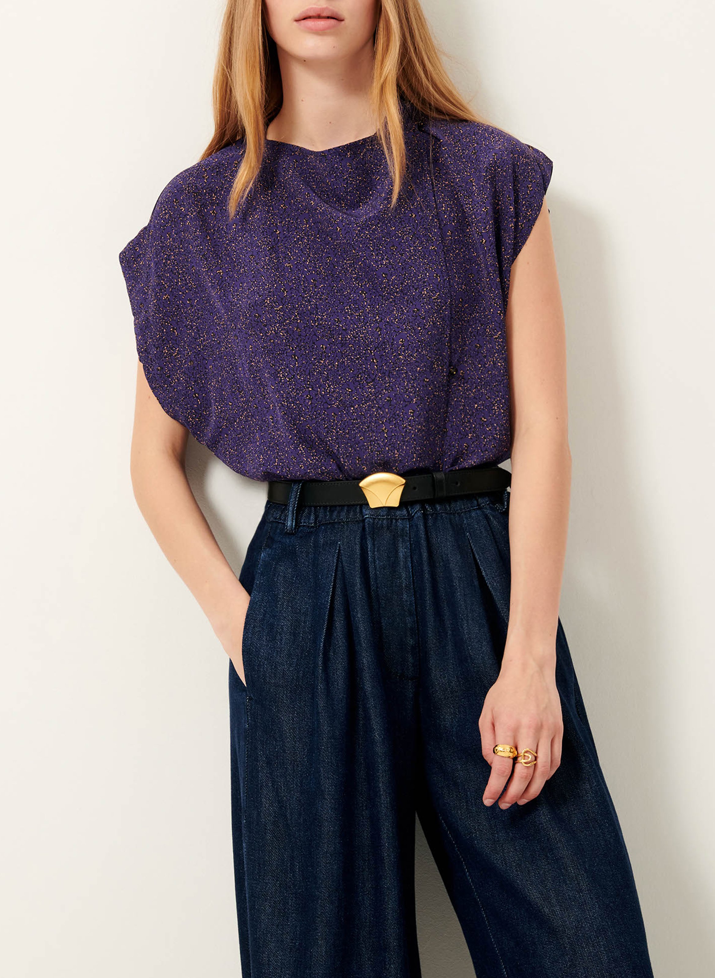 Ceinture en cuir SESSUN Noir