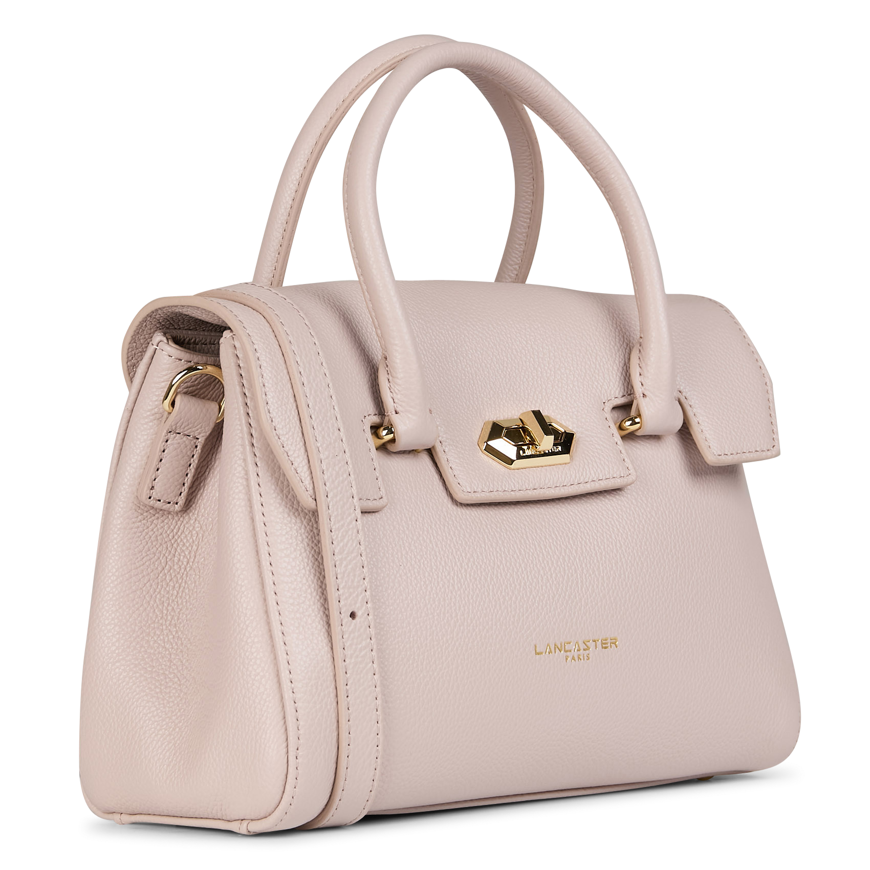 Pia Grand Modèle - Umhängetasche aus Leder LANCASTER PARIS Grau