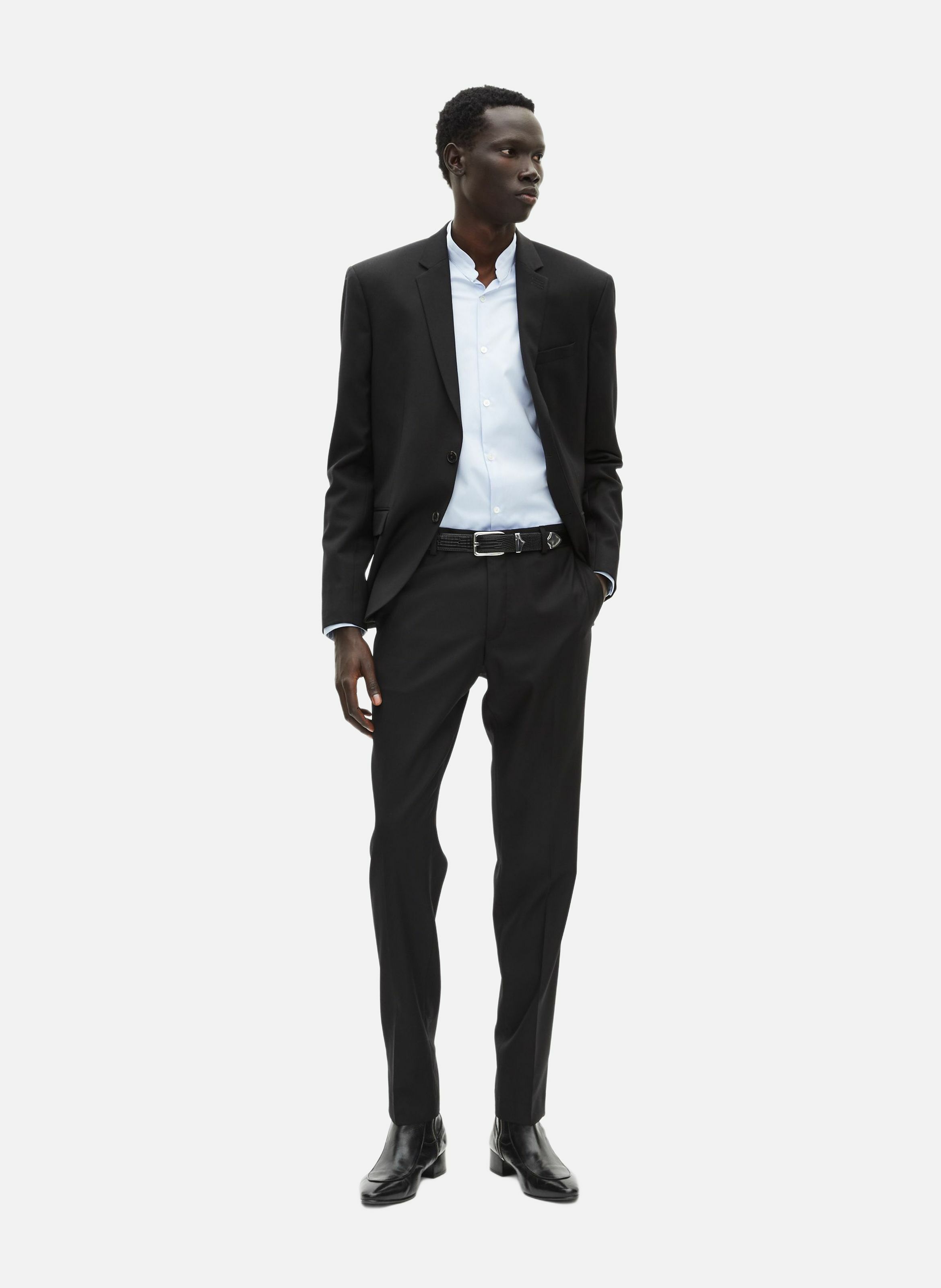 Tailored wool suit jacket with a slim fit THE KOOPLES Black