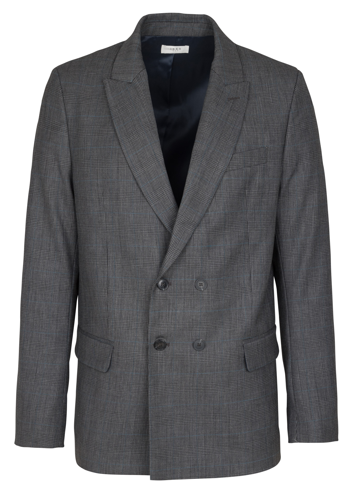 Geruit colbert IKKS Grijs