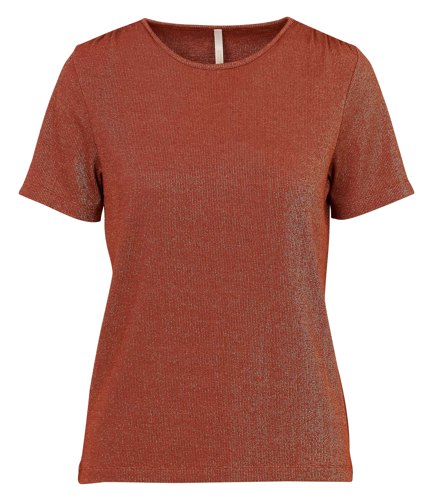 Maglietta diritta con scollo rotondo I CODE Rosso