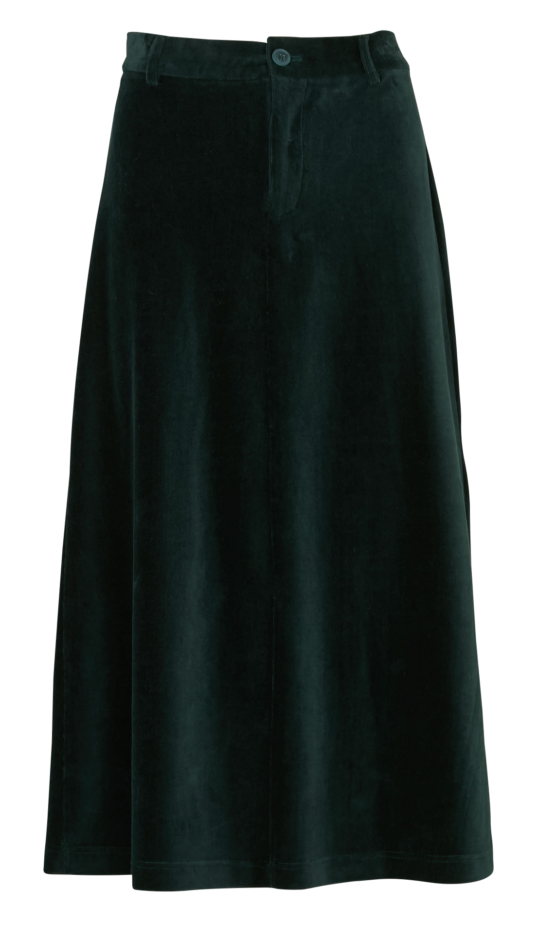 Jupe évasée en velours côtelé NICE THINGS Vert