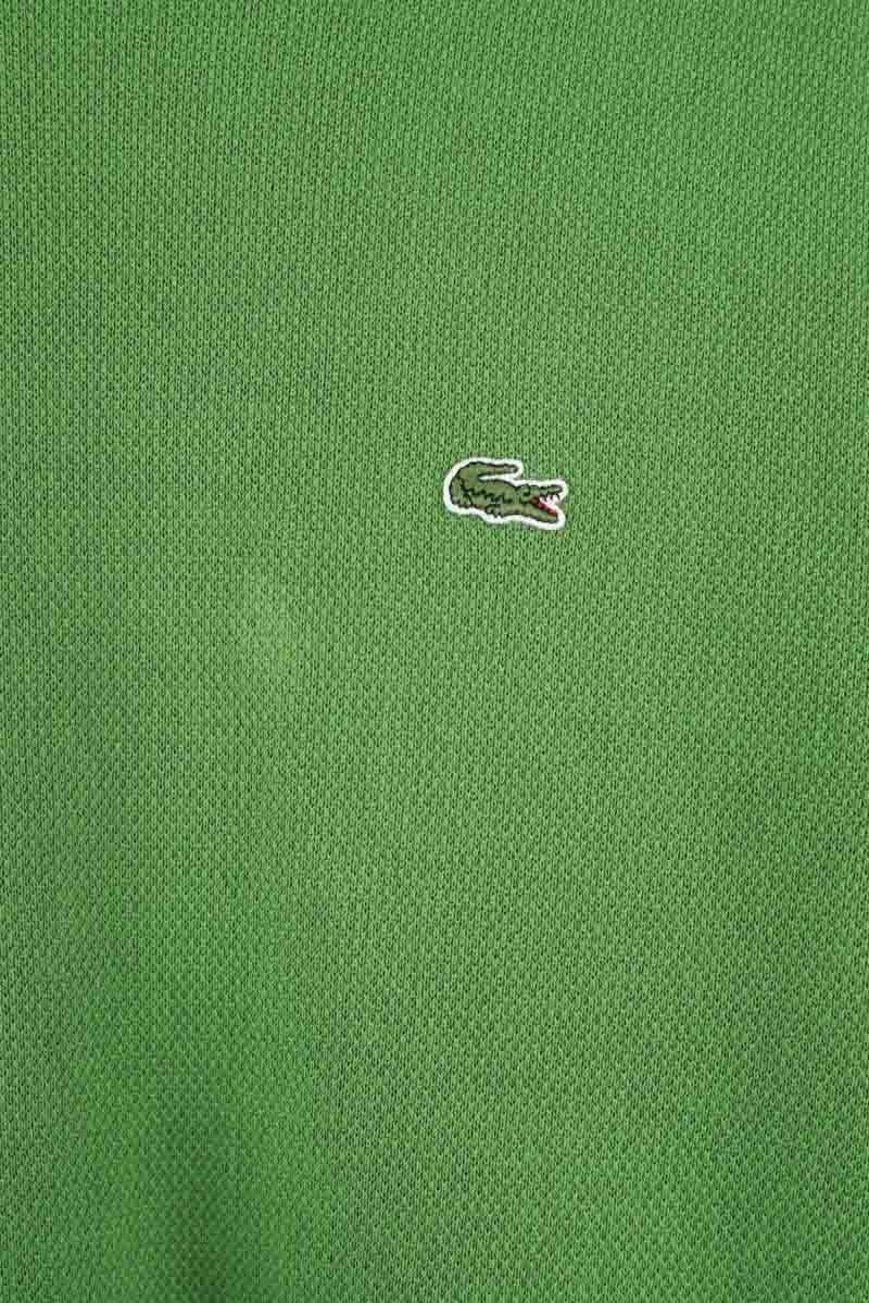 Cotton pullover LACOSTE - SECONDE MAIN Green