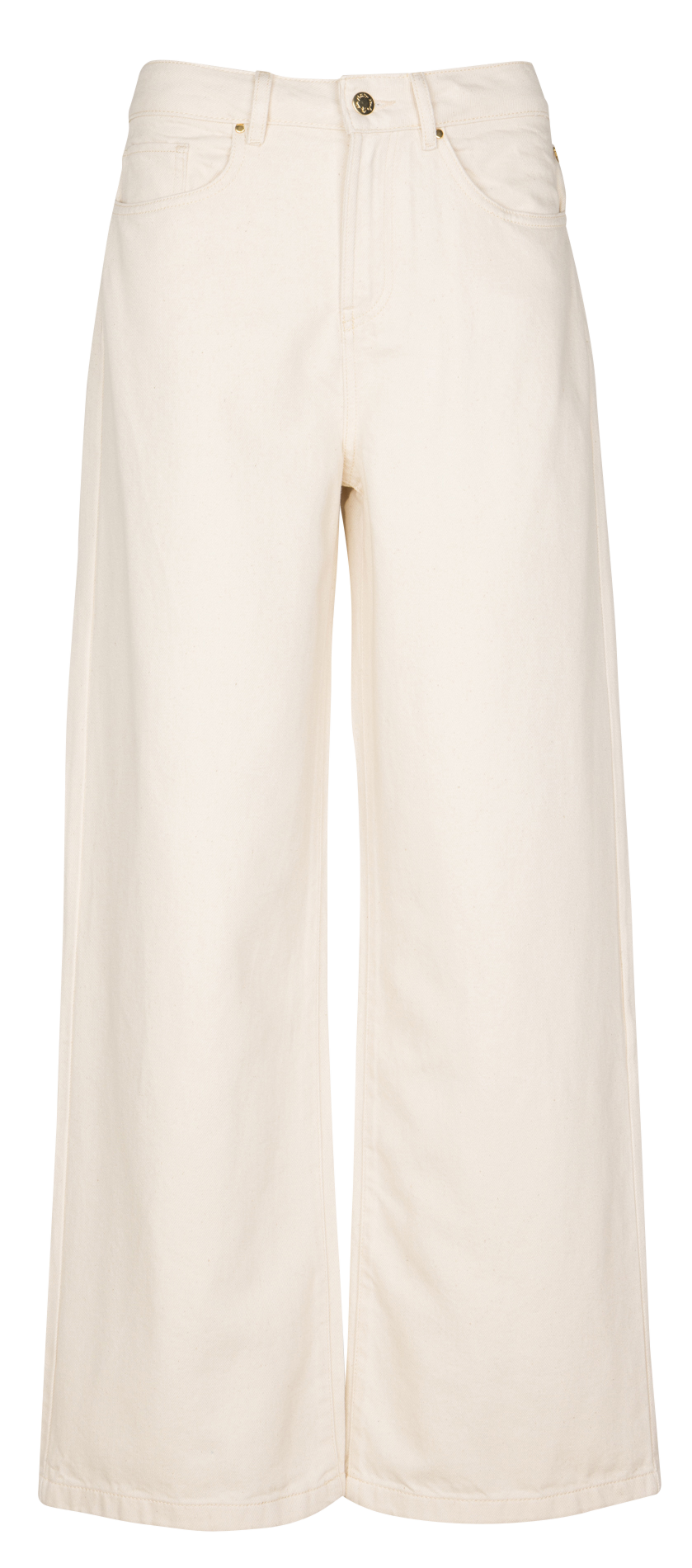 Straight cotton-blend pants DES PETITS HAUTS Beige