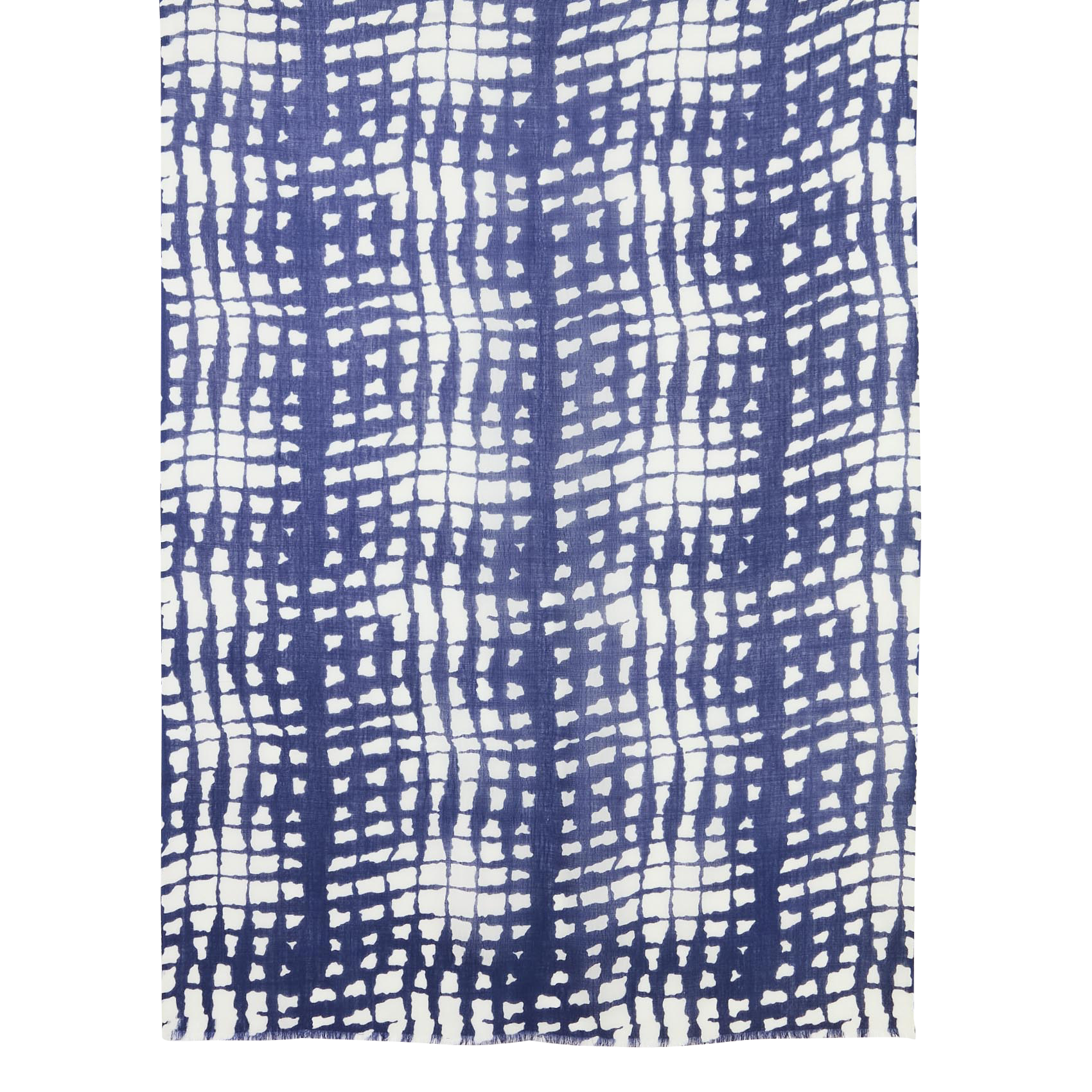 Foulard van wol AU PRINTEMPS PARIS Blauw