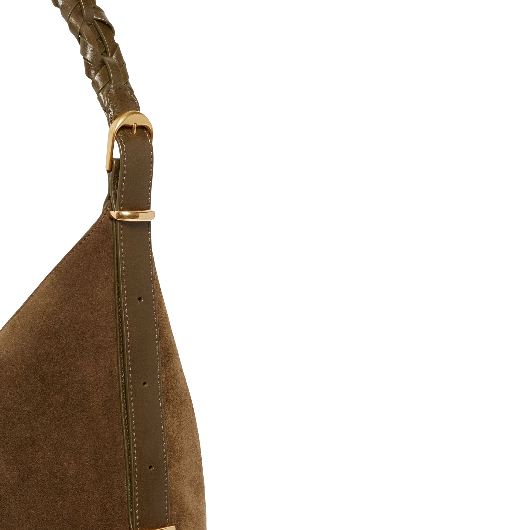 Leather clutch bag VANESSA BRUNO Green