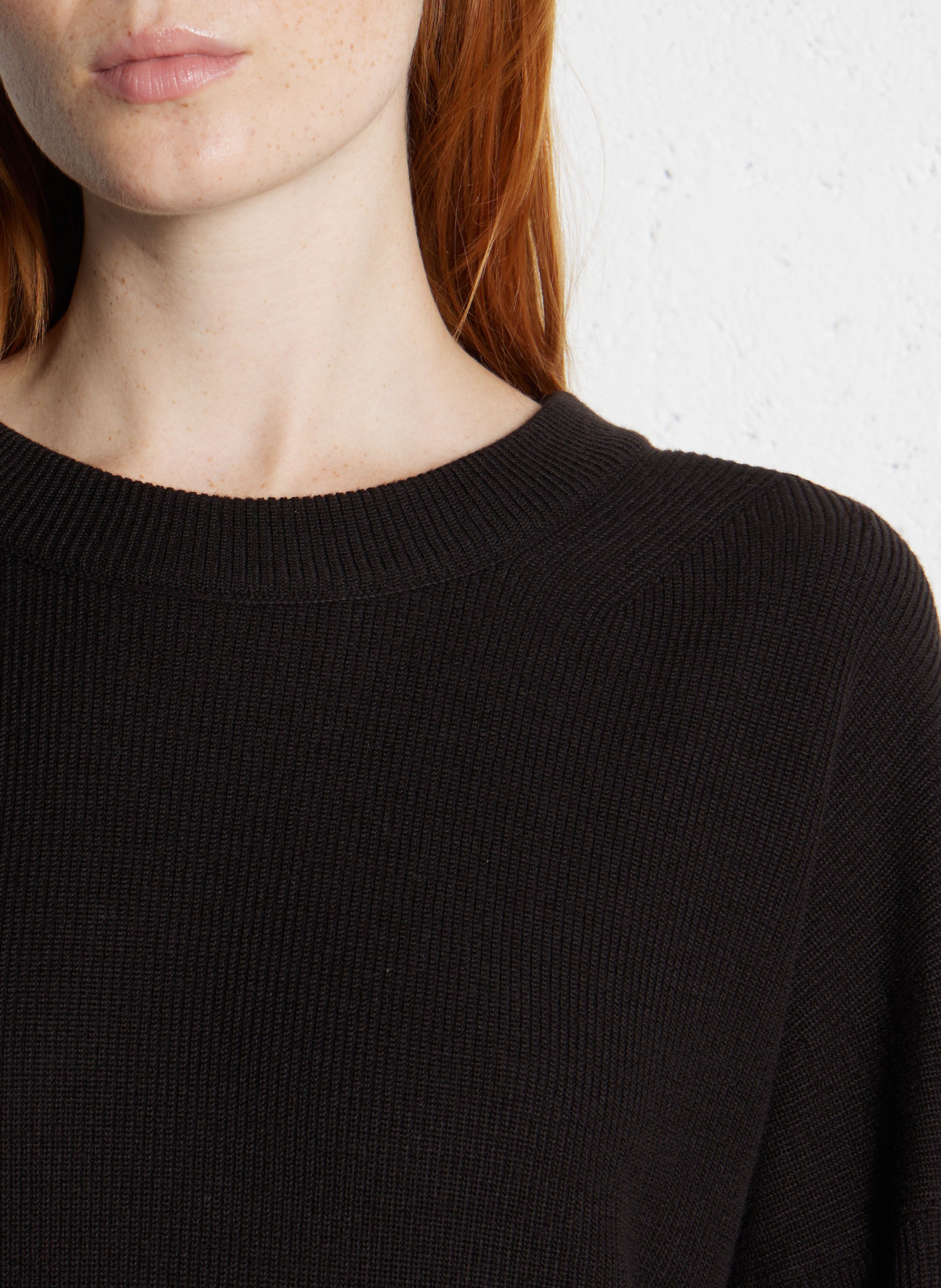 Robe pull col rond SOEUR Marron