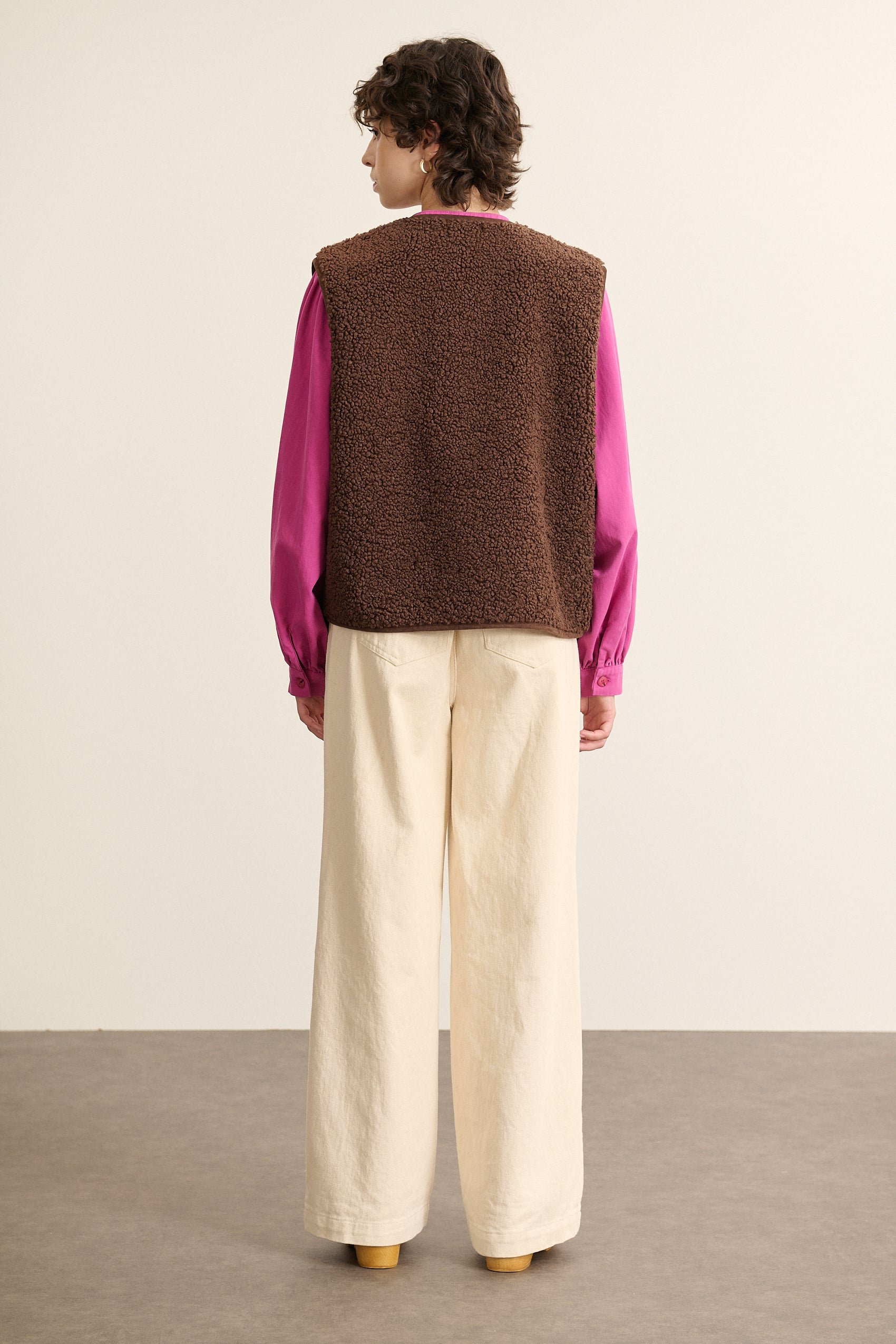 Sleeveless jacket GARANCE PARIS Brown