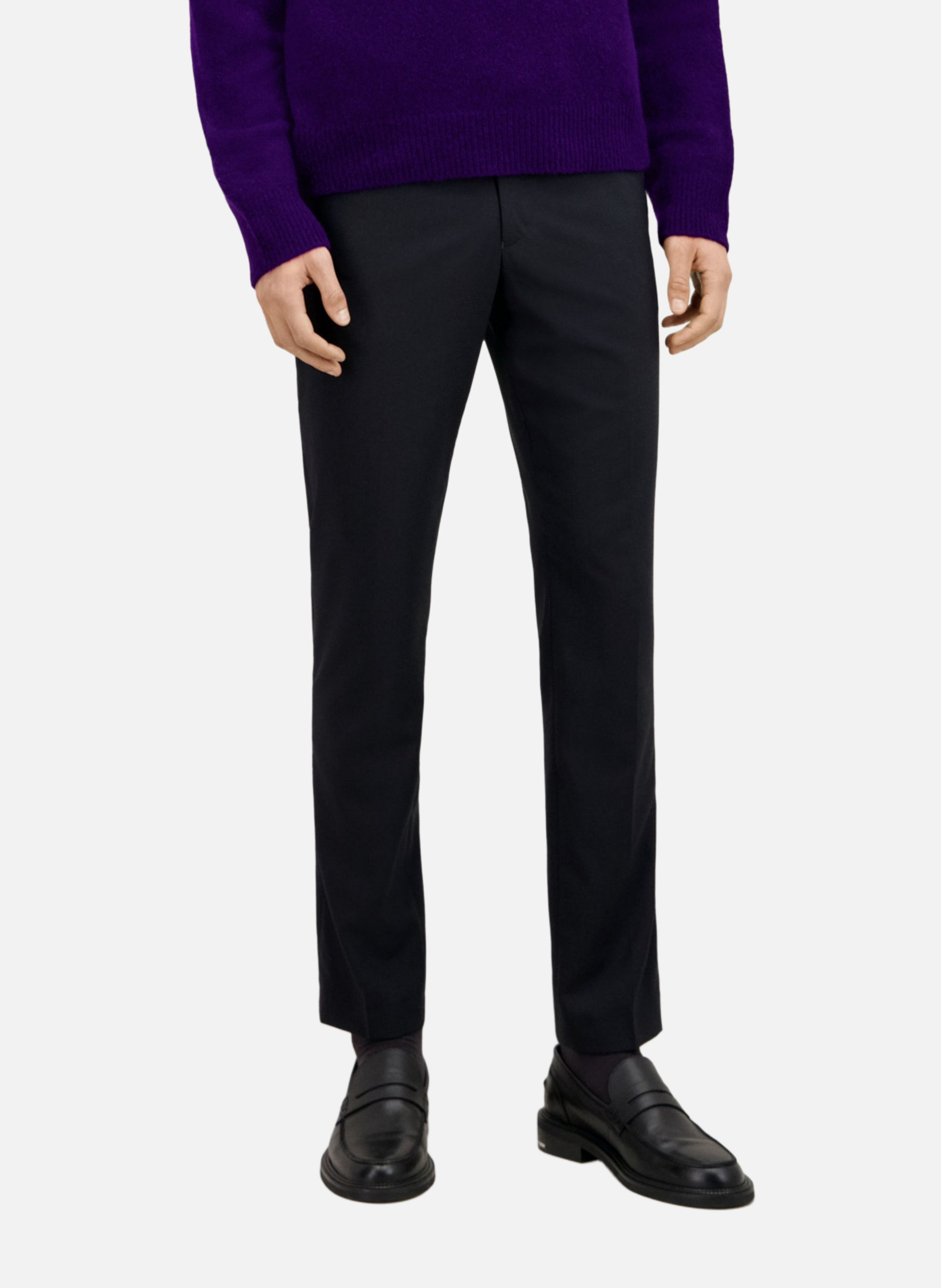 Leather penny loafers THE KOOPLES Black