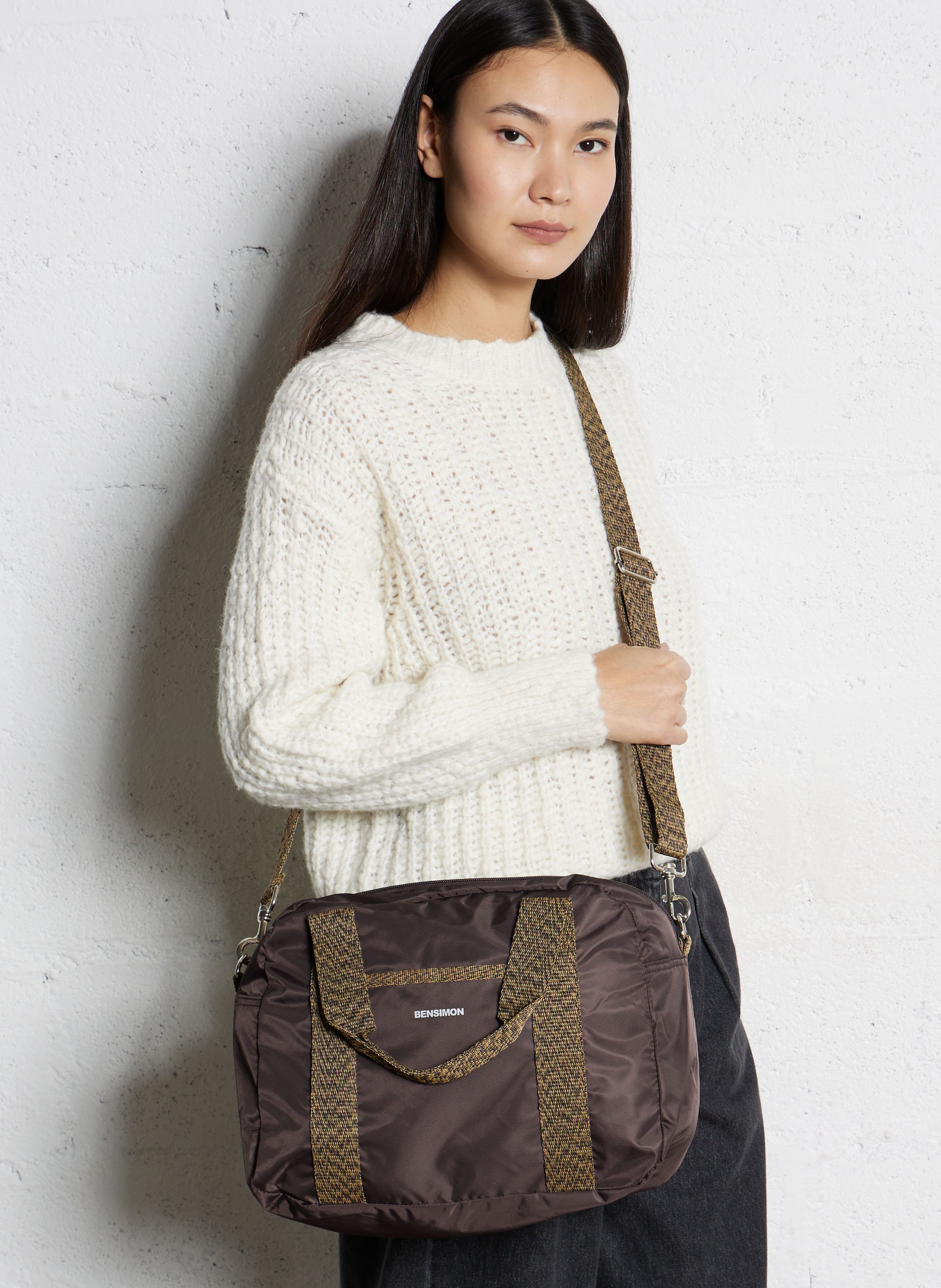 Sac bandoulière  BENSIMON Marron