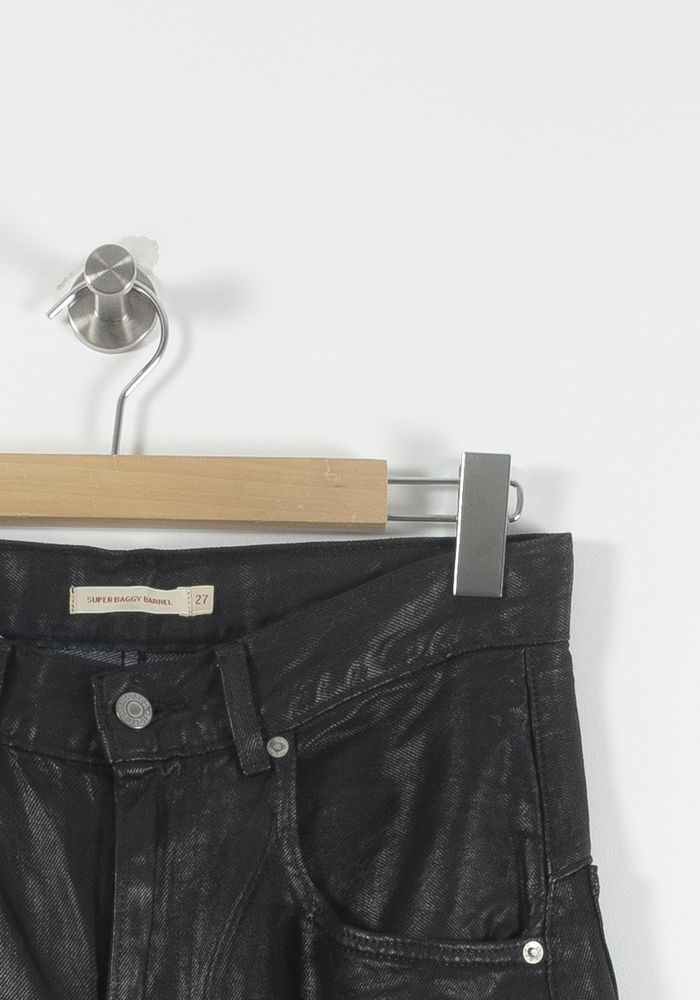 Cropped slim jeans with studs LEVI'S - Seconde main Black