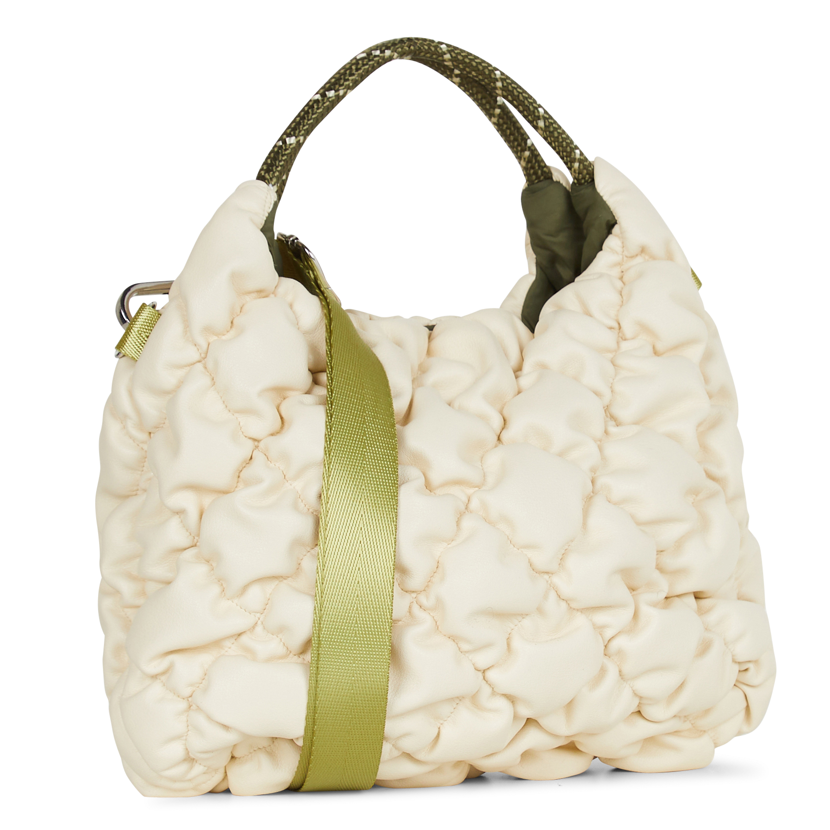 Quilted handbag BELLEROSE Beige