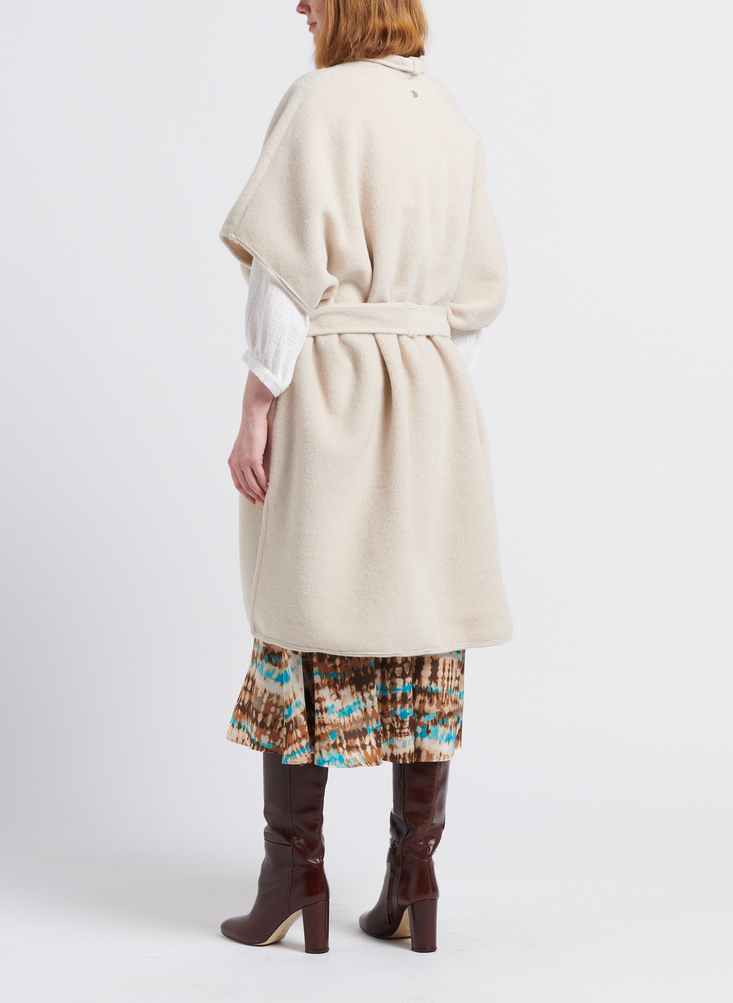 Long cardigan PLEASE Beige