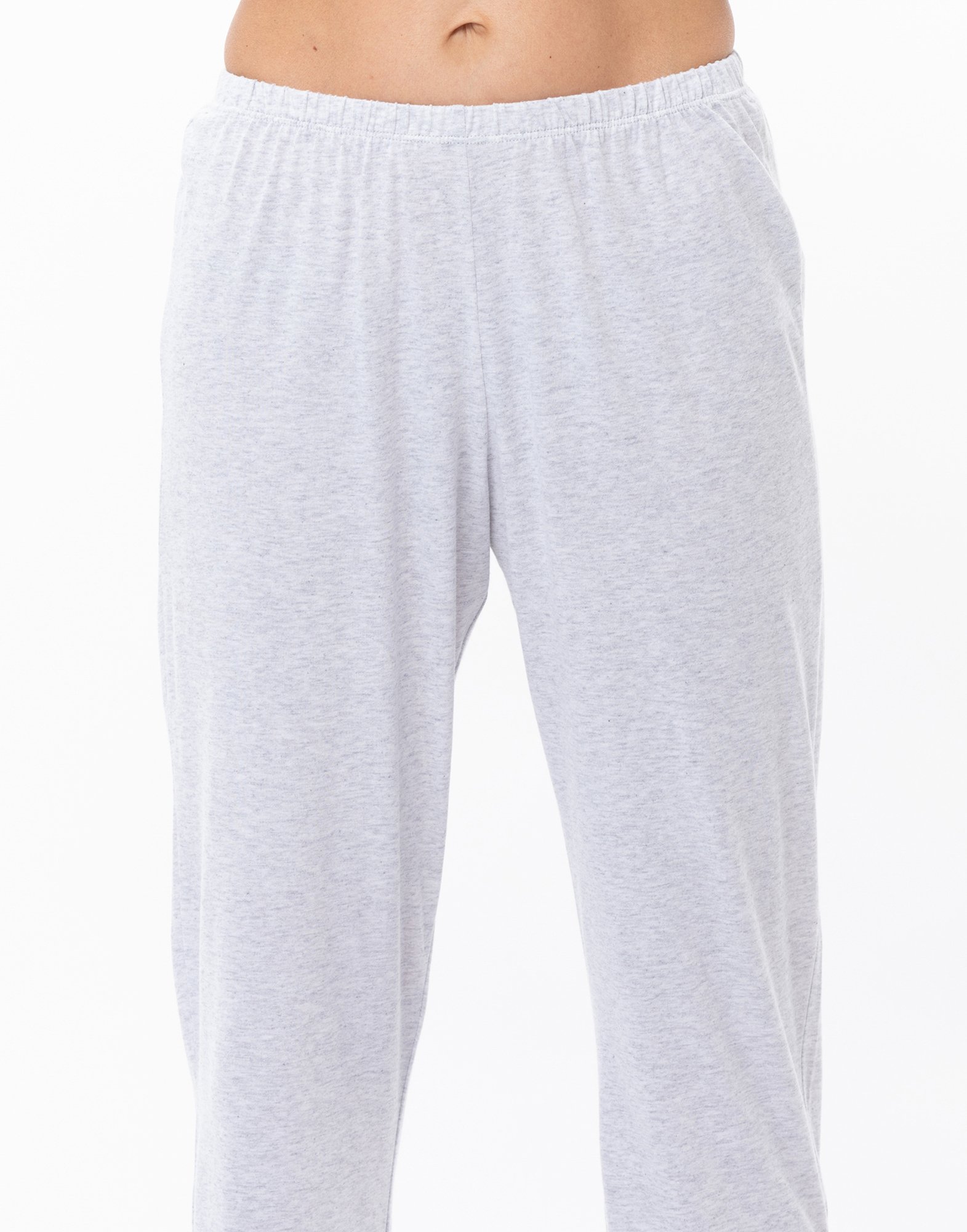 Buttoned cotton modal pajamas LE CHAT Grey