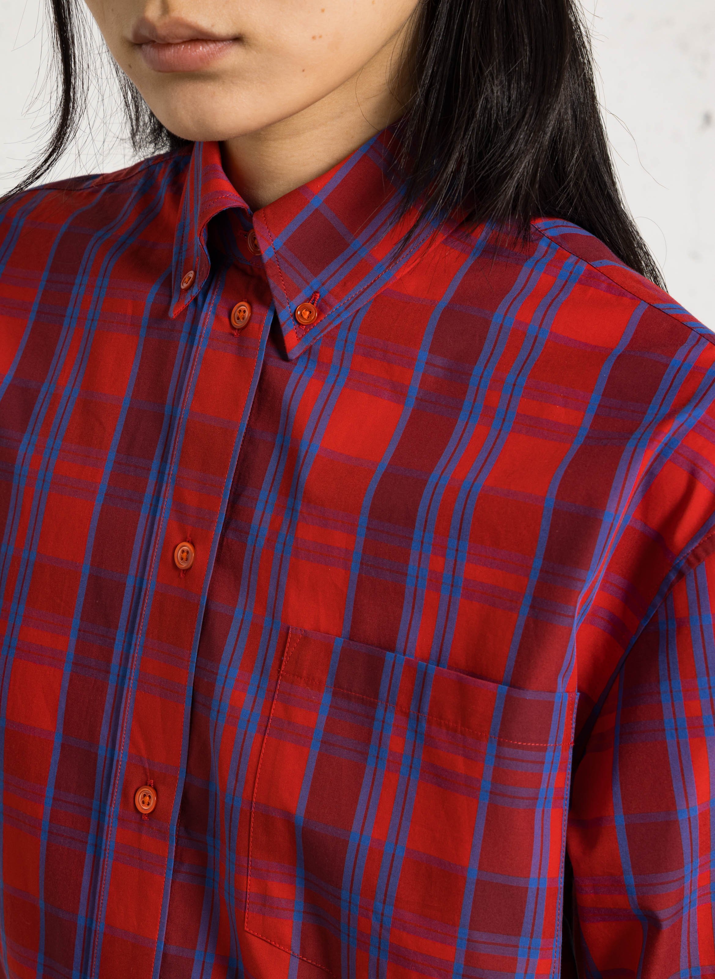 Chemise oversize en coton LAURENCE BRAS Bleu