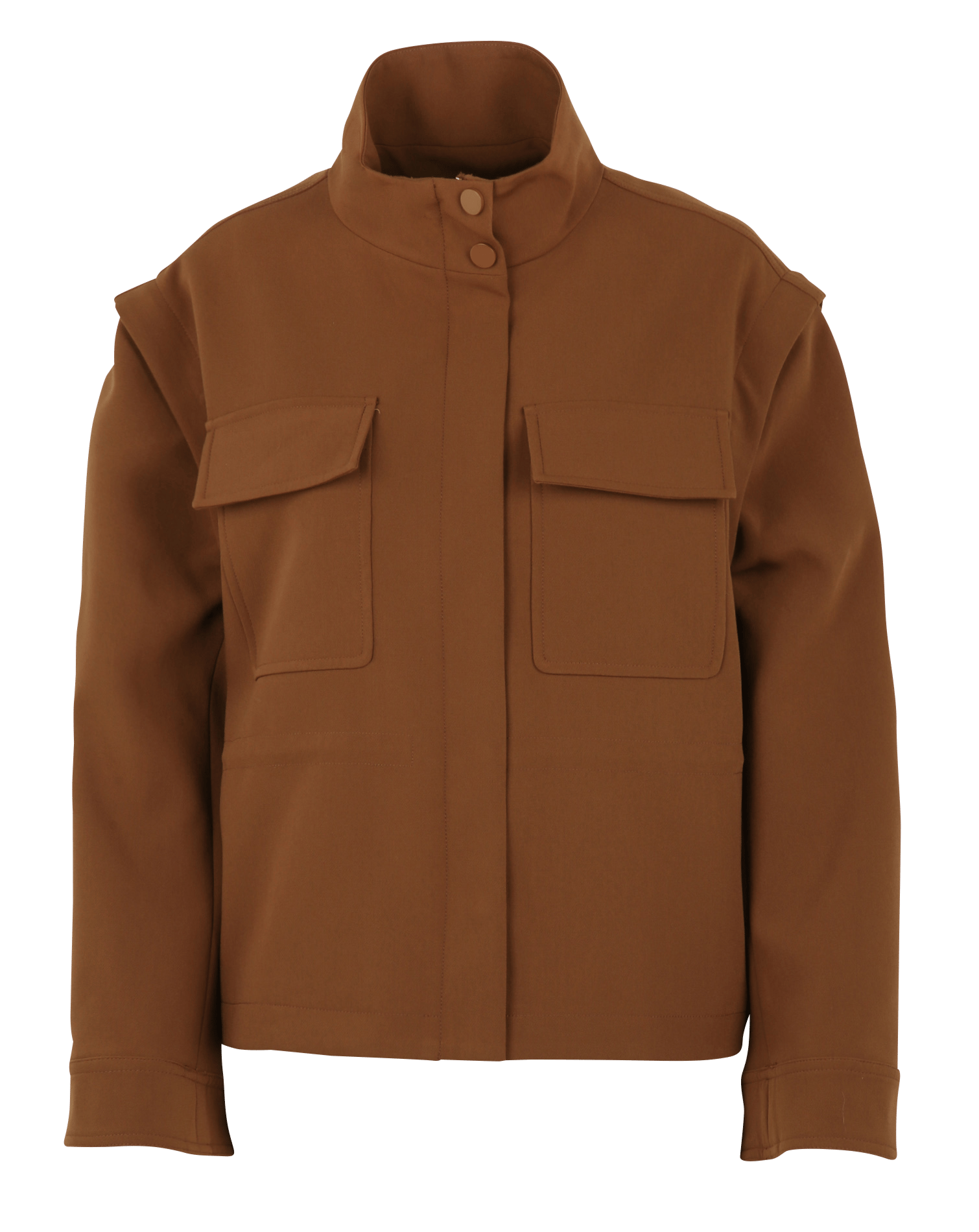 Veste col montant  ZAPA Marron
