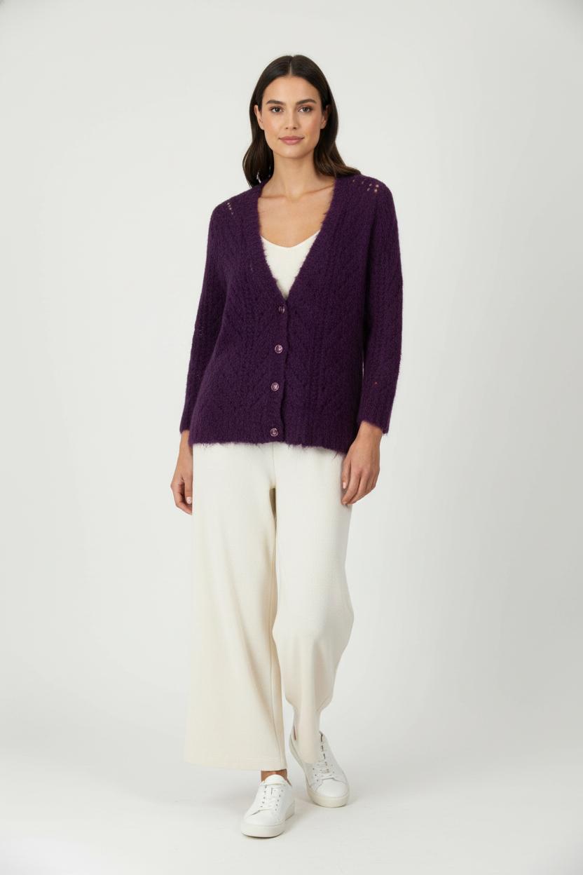 Cardigan LOUIZON - Seconde main Purple