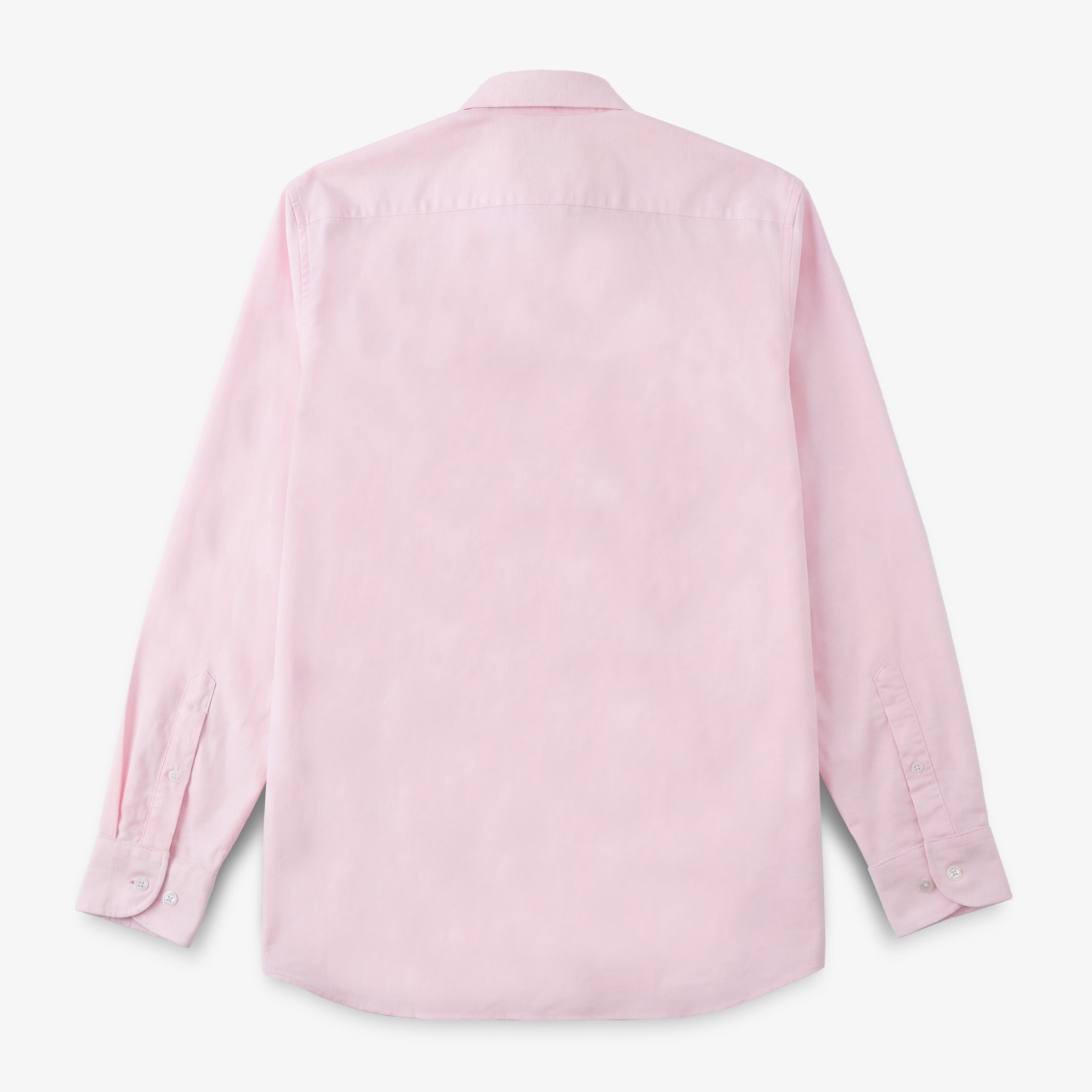 Long-sleeved Oxford cotton shirt with chest pocket SERGE BLANCO Pink