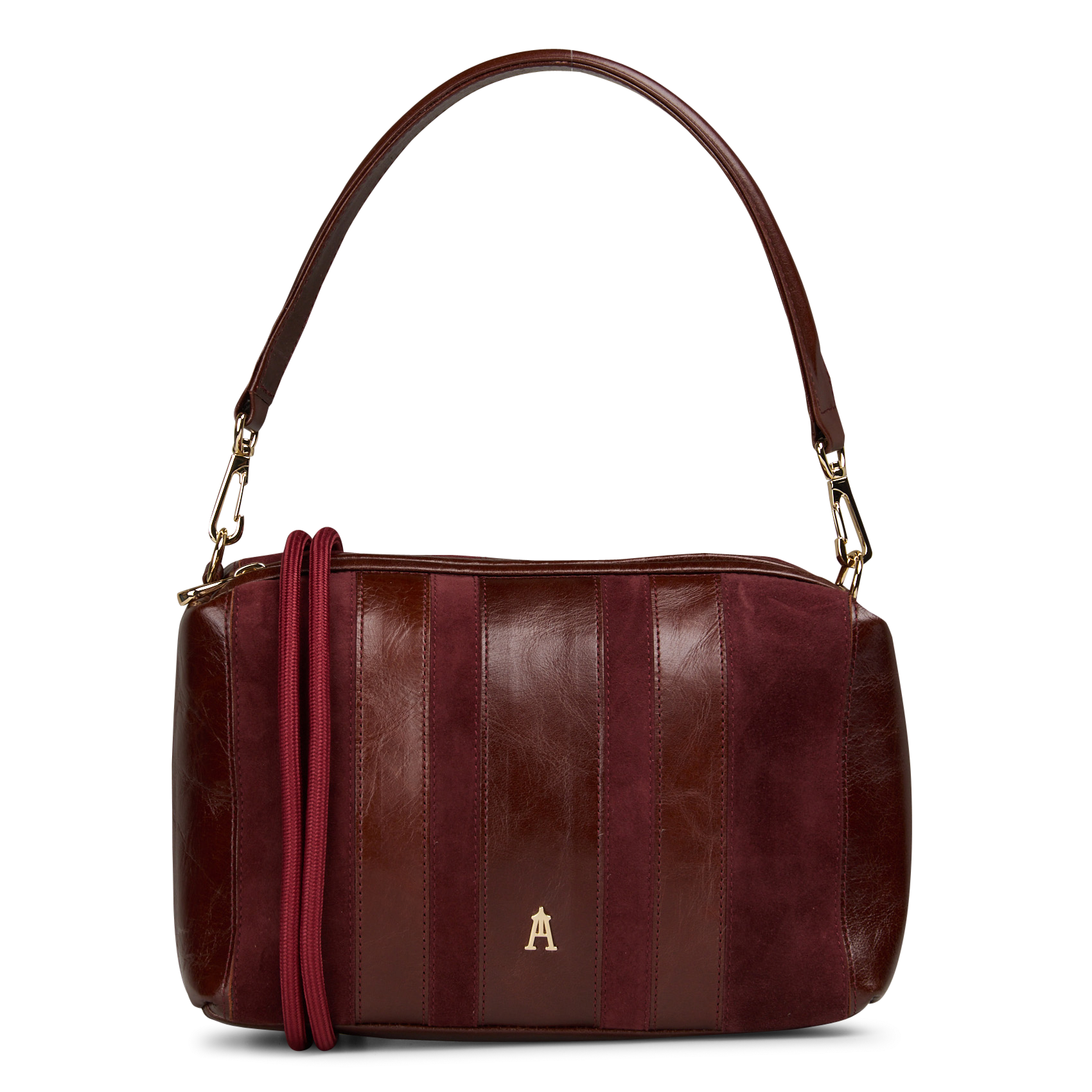Leren schoudertas CRAIE STUDIO Rood